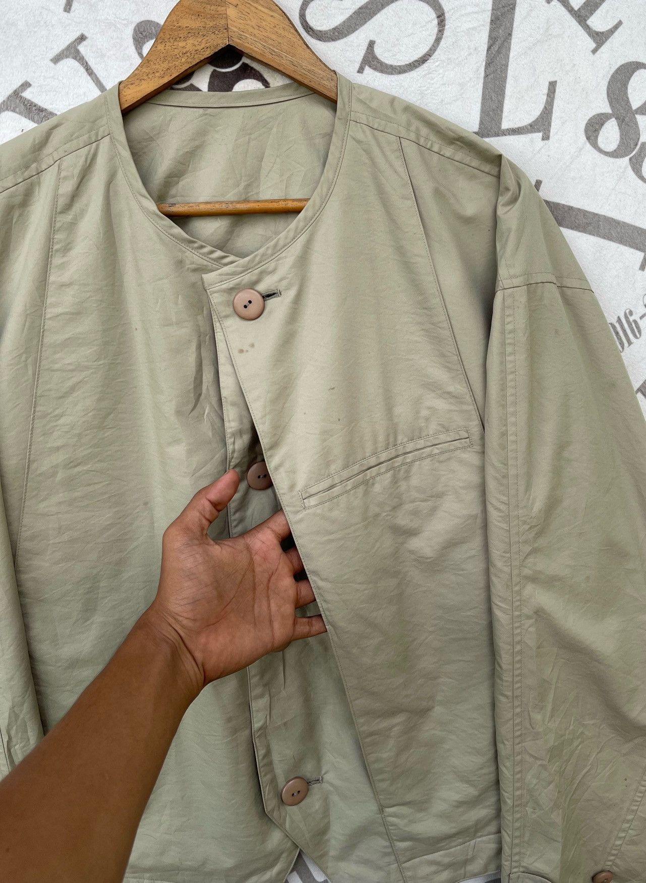 Issey Miyake 🔥S/S 1990 ISSEY MIYAKE BONDAGE POCKET BOMBER JACKET Size US L / EU 52-54 / 3 - 11 Thumbnail