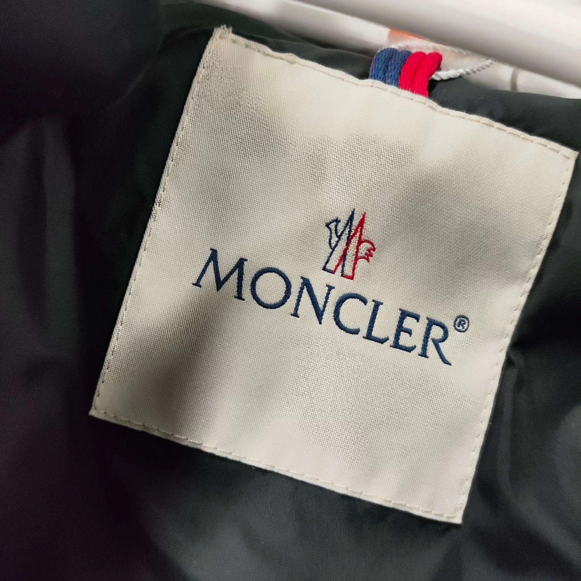 Moncler women's mid-length black down coat size 0