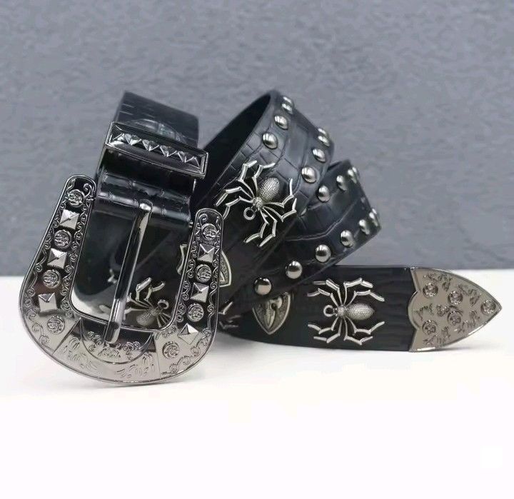 Japanese Brand × Vintage Spider rivet metal punk belt Size ONE SIZE - 1 Thumbnail