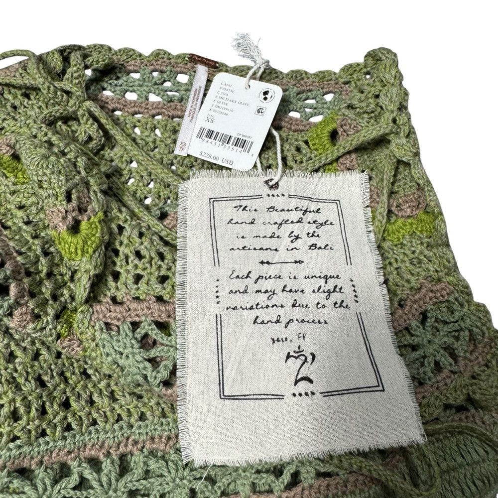 Free People NWT New $228 Free People Bali Secrets Garden Crochet Bodysu Size XS / US 0-2 / IT 36-38 - 9 Thumbnail