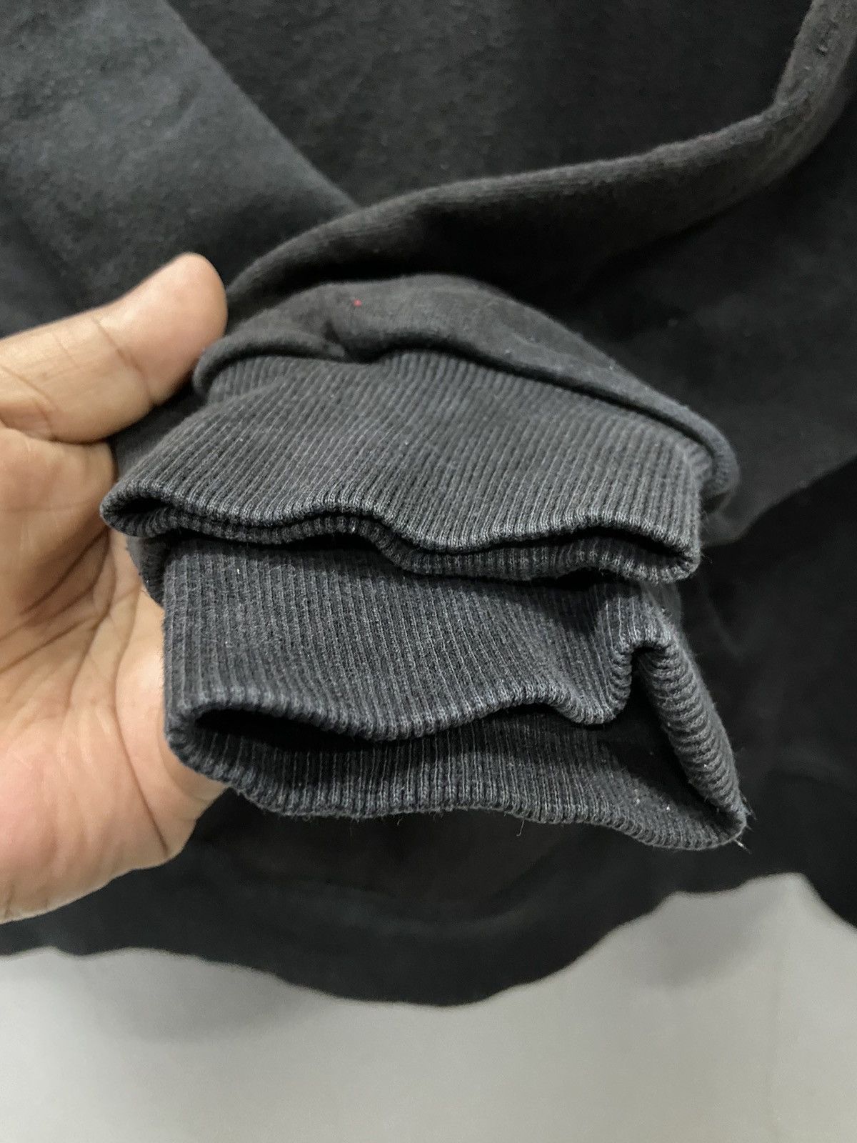 Japanese Brand ACOVER FLAME SPELLOUT BLACK HOODIE Size US L / EU 52-54 / 3 - 5 Thumbnail