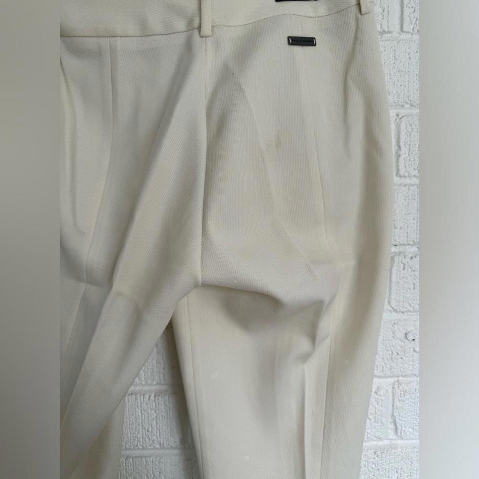 Paul & Shark Paul & Shark Cream Wide-Leg Trousers Size 30" / US 8 / IT 44 - 7 Thumbnail