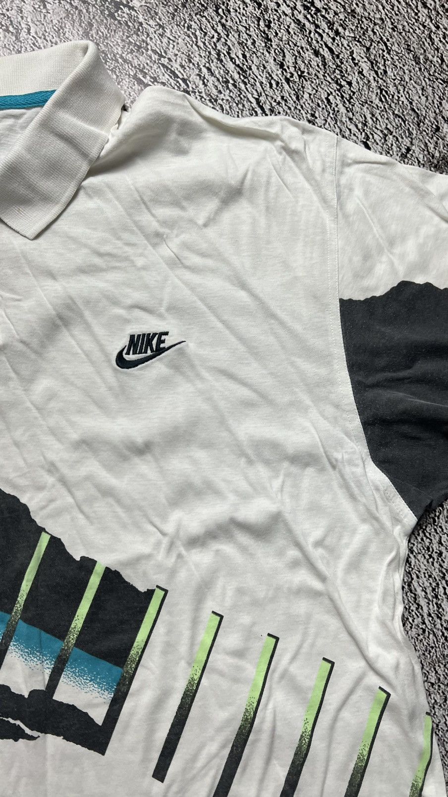 Nike VTG 90’s Nike challenge court polo Andre Agassi Size US XL / EU 56 / 4 - 4 Thumbnail