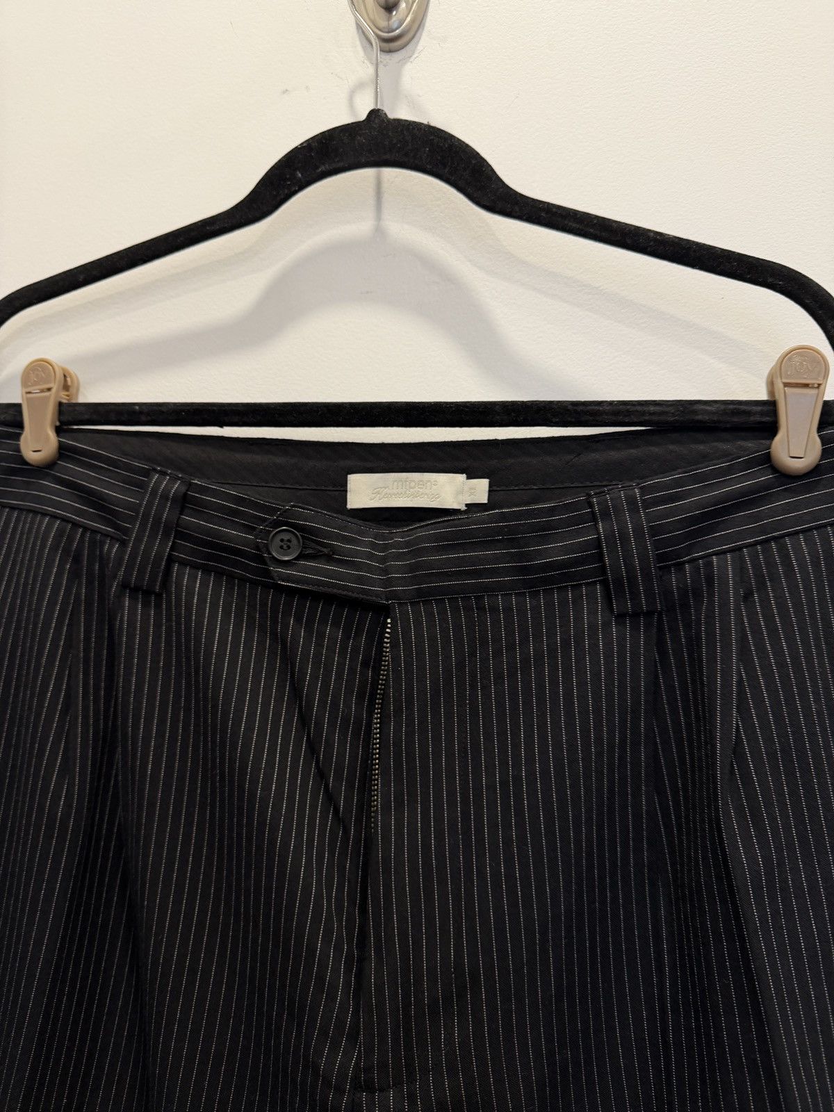 Mfpen Mfpen Classic Trousers Black Pinstripe Size US 36 / EU 52 - 2 Thumbnail