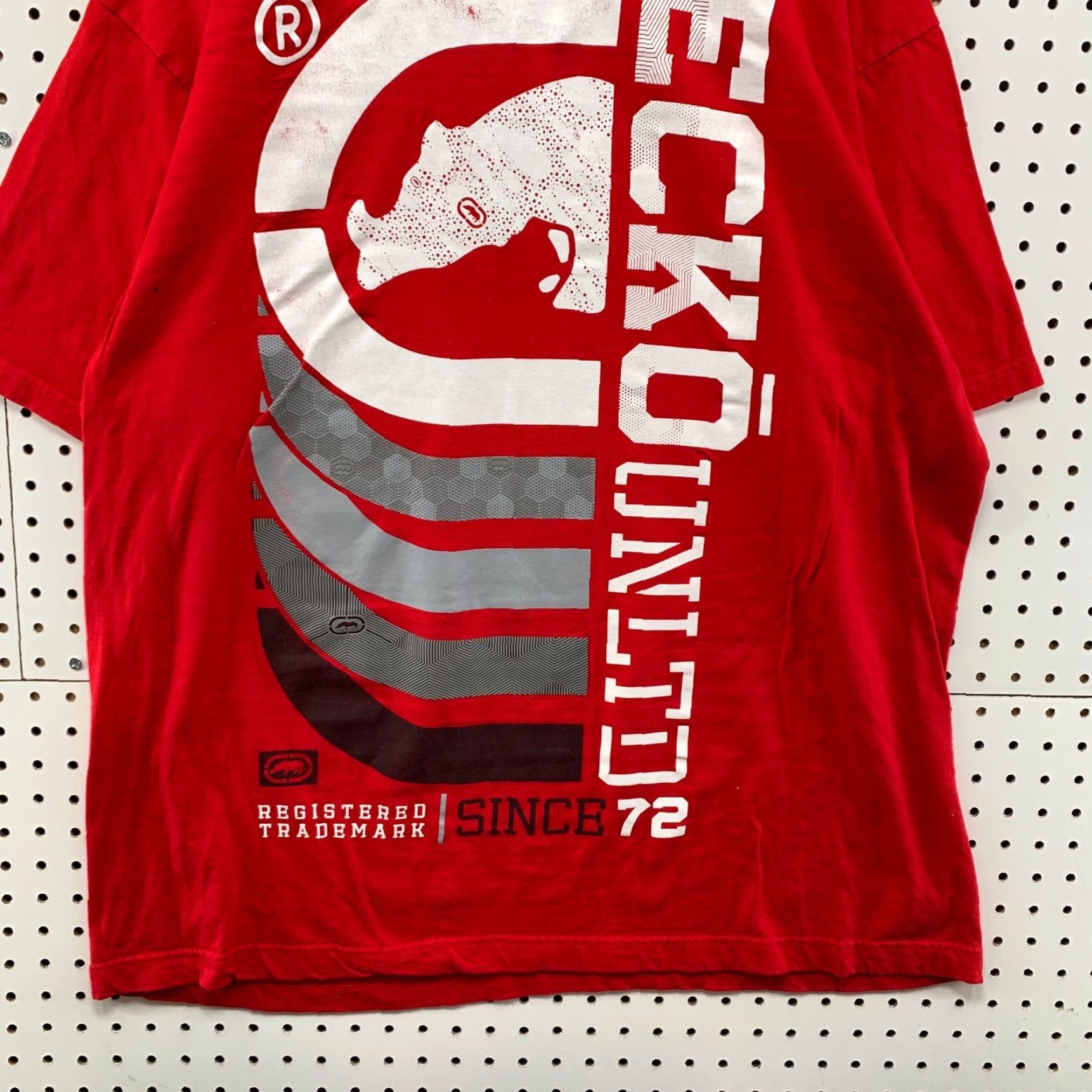 Ecko Unltd. VINTAGE ECKO Unltd Shirt Red Graphic Hip Hop 3XL Mens Cotton Crew Neck Short Sleeve Size US XXL / EU 58 / 5 - 6 Thumbnail