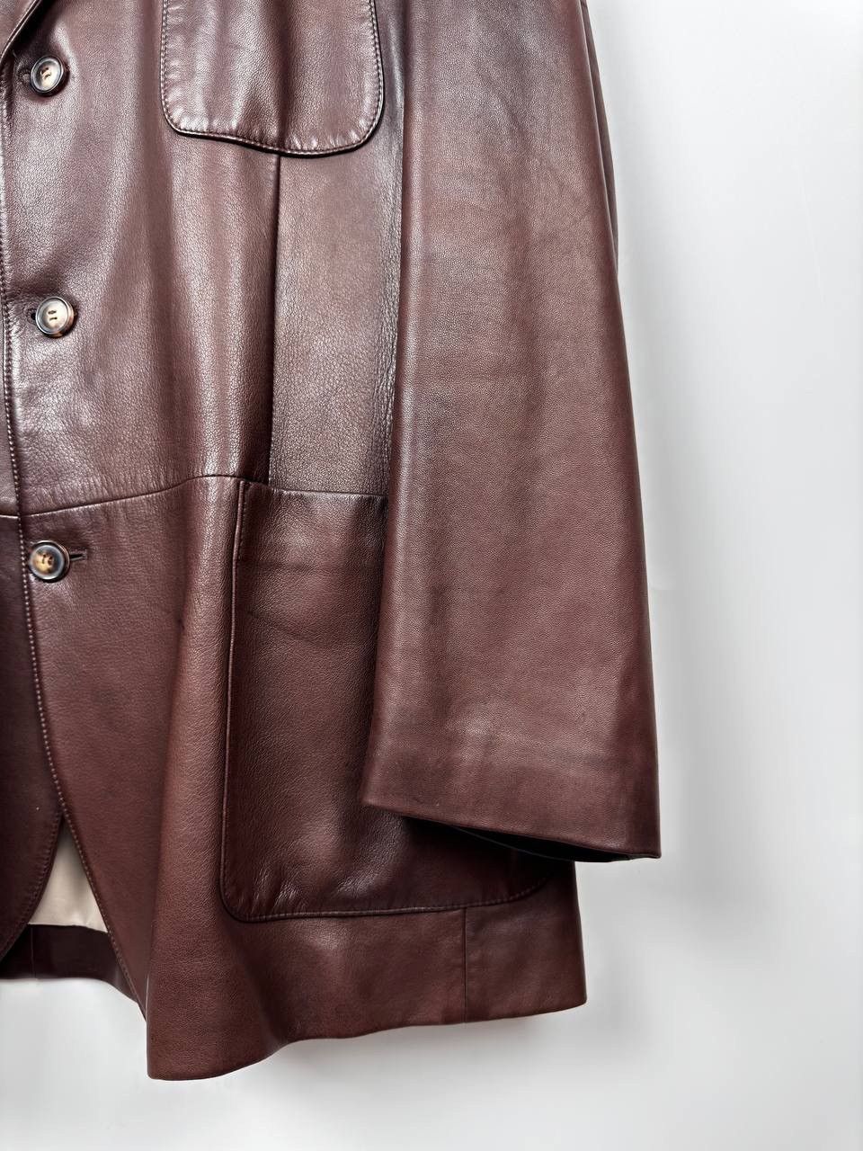 Loro Piana Loro Piana Leather Coat Jacket Size US M / EU 48-50 / 2 - 6 Thumbnail