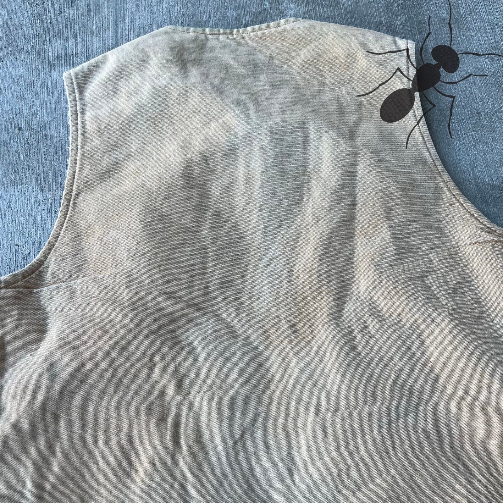 Carhartt × Vintage Carhartt faded brown sherpa lined work wear vest Size US L / EU 52-54 / 3 - 6 Thumbnail