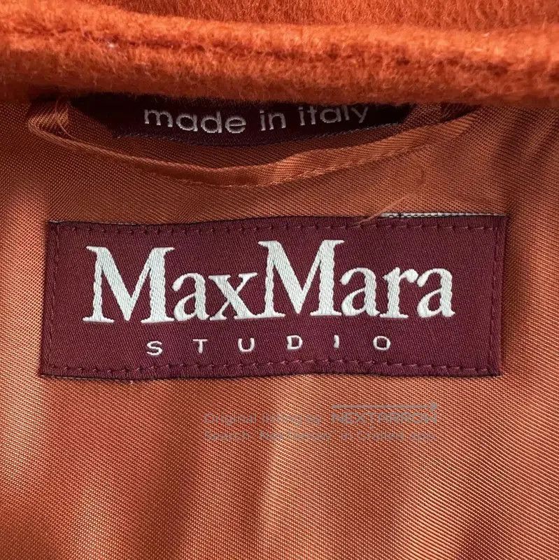 Max Mara MaxMara Orange Wool Ladies Coat . Size L / US 10 / IT 46 - 7 Thumbnail