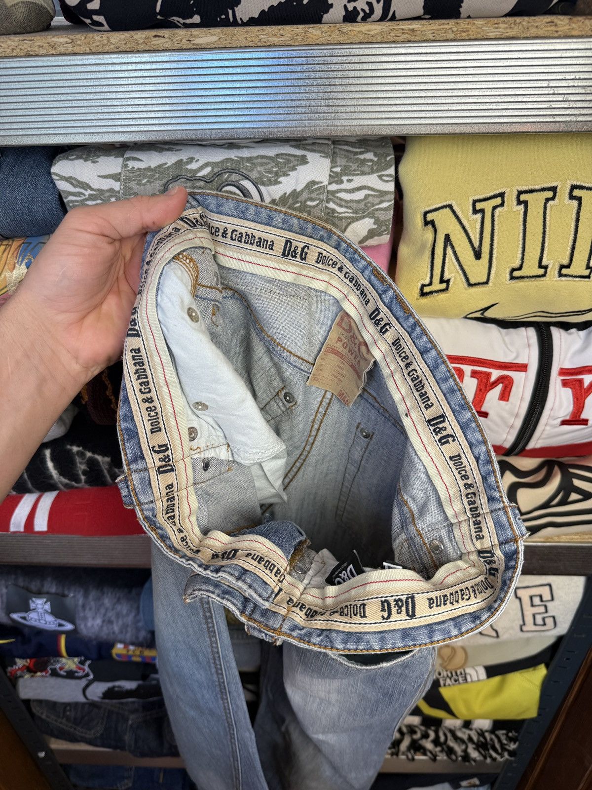 Dolce & Gabbana Crazy Y2K Vintage 90s Dolce&Gabanna Denim Jeans Size US 30 / EU 46 - 20 Thumbnail