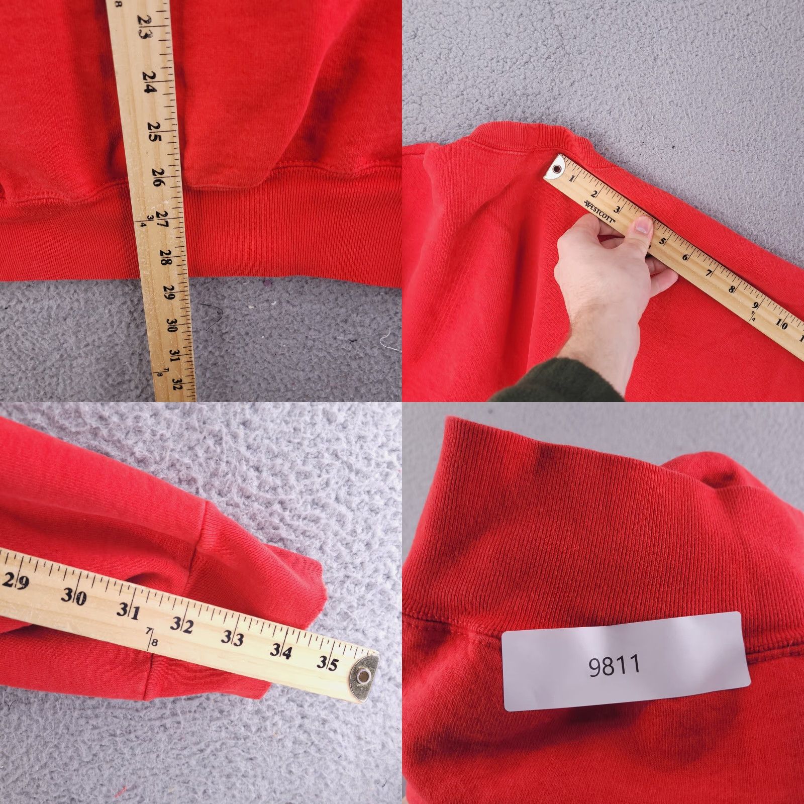 Fruit Of The Loom VINTAGE Fruit of the Loom Sweatshirt Mens 2XL Red Crewneck Williamsburg Size US XXL / EU 58 / 5 - 8 Thumbnail