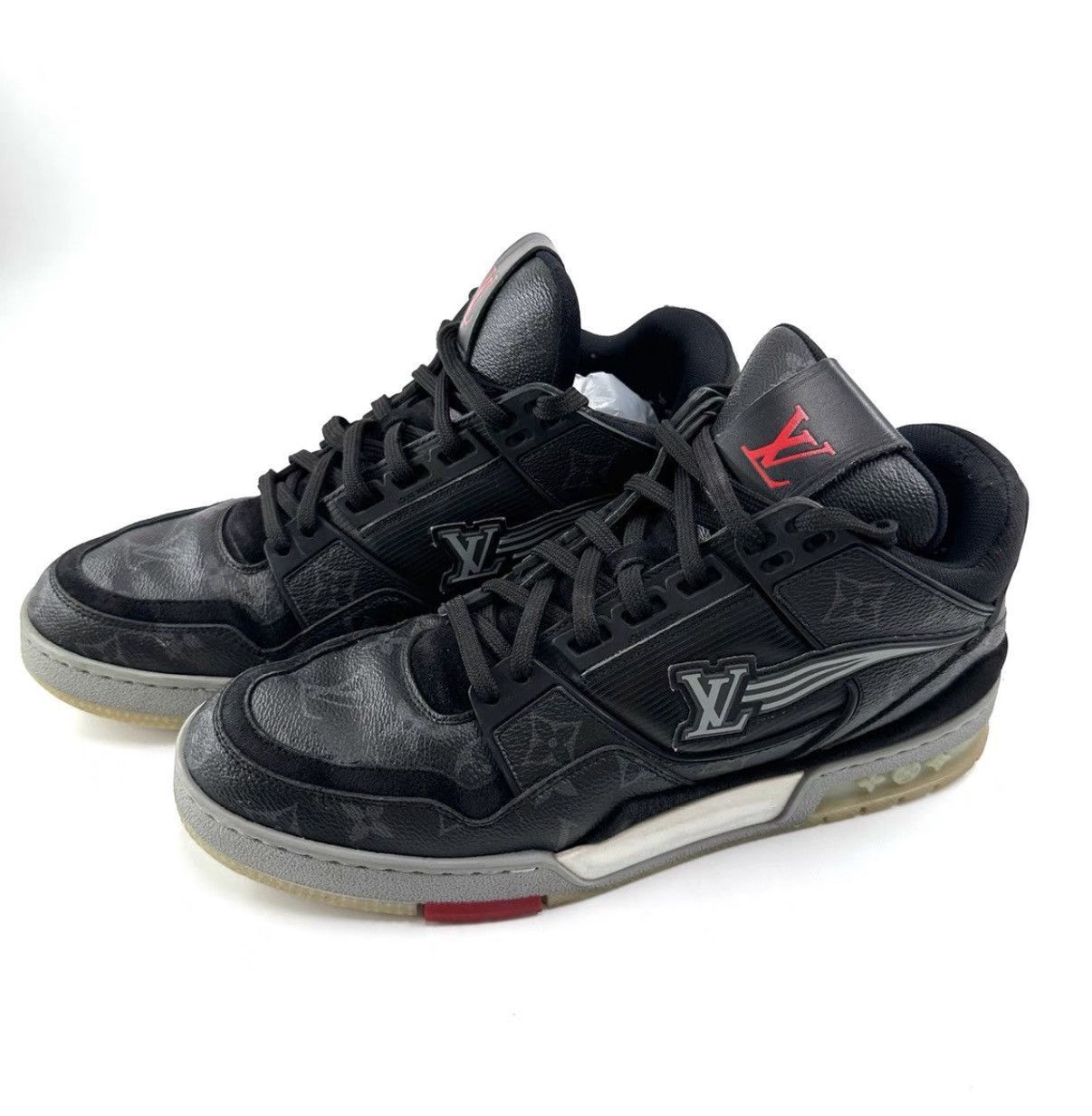 Louis Vuitton Black Hitop Sneakers Size 8.5 Size US 8.5 / EU 41-42 - 1 Thumbnail