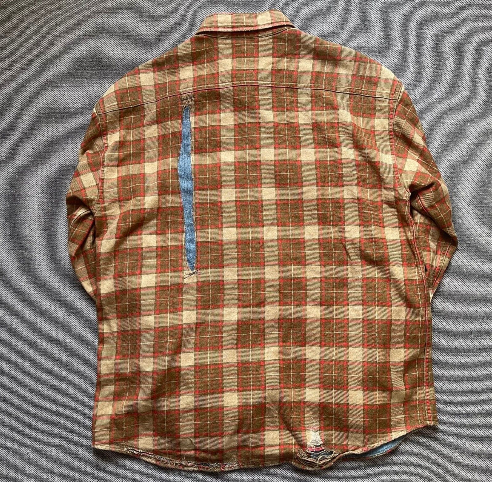Visvim Visvimvisvim LUMBER CHECK L/S CRASH 20AW-2504 Size US L / EU 52-54 / 3 - 2 Thumbnail