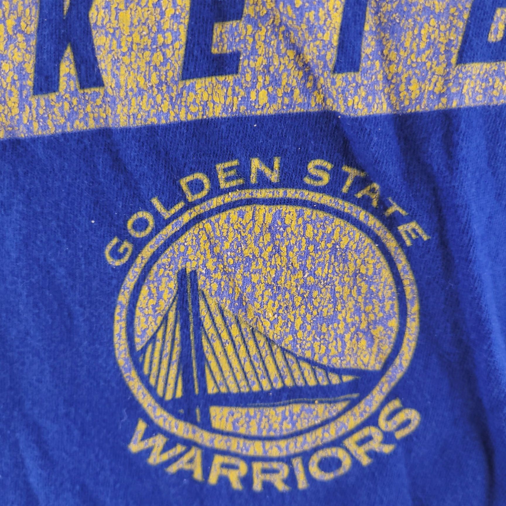 Vintage Majestic Shirt Mens XL Blue Golden State Warriors Steph Curry Slim fit Size US XL / EU 56 / 4 - 3 Thumbnail