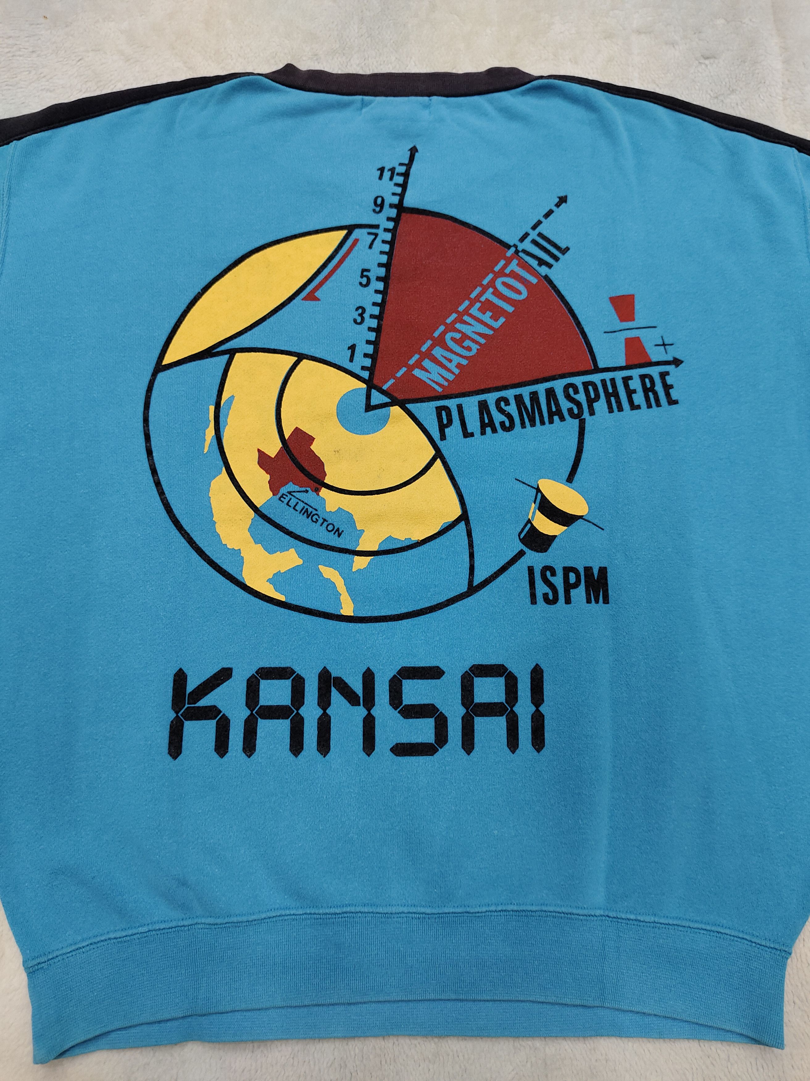 Kansai Yamamoto 80s Kansai- Archive Space Science Diagram Print Sweatshirt Size US M / EU 48-50 / 2 - 2 Thumbnail