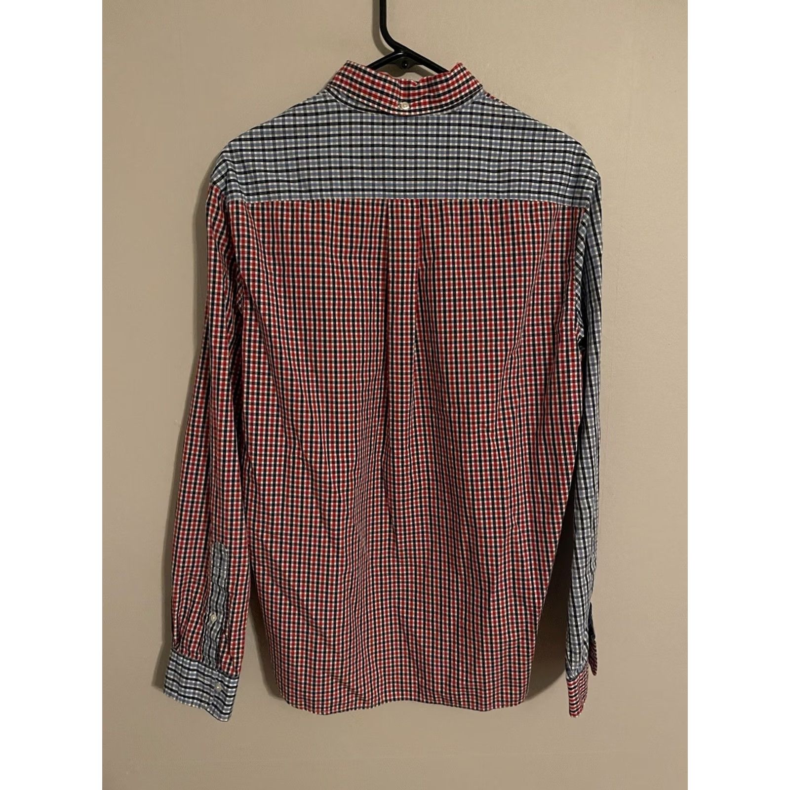 Brooks Brothers Brooks Brothers Color Block Red Blue Gingham Plaid Button Up Shirt Mens Large Size US L / EU 52-54 / 3 - 4 Thumbnail
