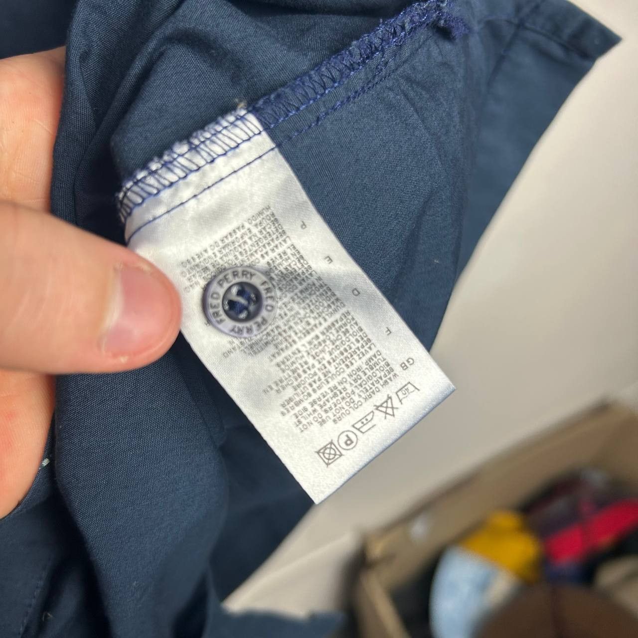 Fred Perry Vintage Fred Perry Big logo graphic button 90s shirt Size US L / EU 52-54 / 3 - 8 Thumbnail