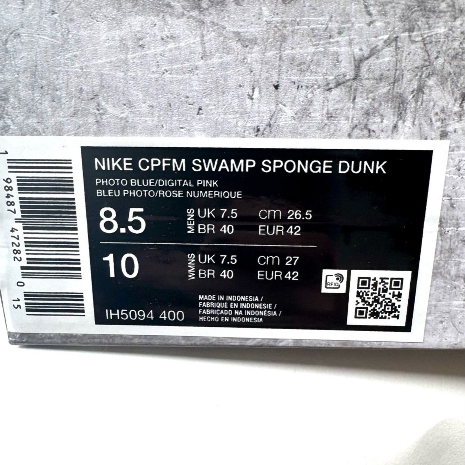 Nike NIKE CPFM SWAMP SPONGE DUNKPHOTO BLUE/DIGITAL PINK M 8.5 Size US 8.5 / EU 41-42 - 11 Thumbnail
