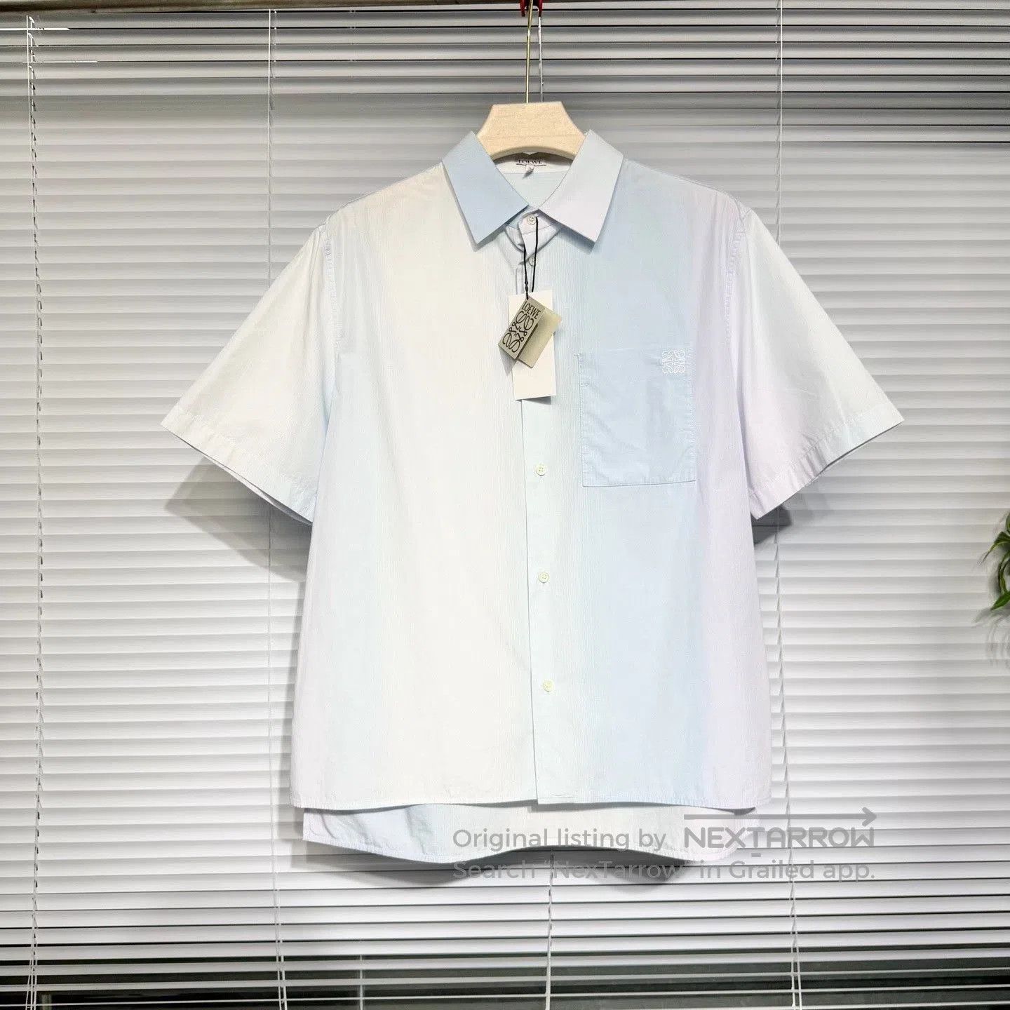 Loewe Loewe 2024 SS Embroidered Logo Short-Sleeve Shirt. Size US M / EU 48-50 / 2 - 1 Thumbnail