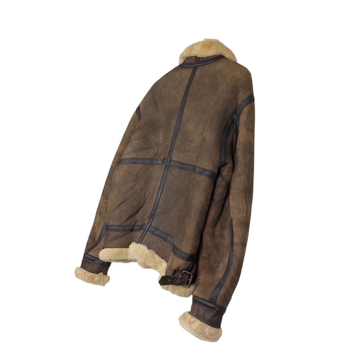 Aero Leathers × Vintage Vintage B3 Leather Jacket Shearling Cooper Genuine Made Usa Size US S / EU 44-46 / 1 - 11 Thumbnail