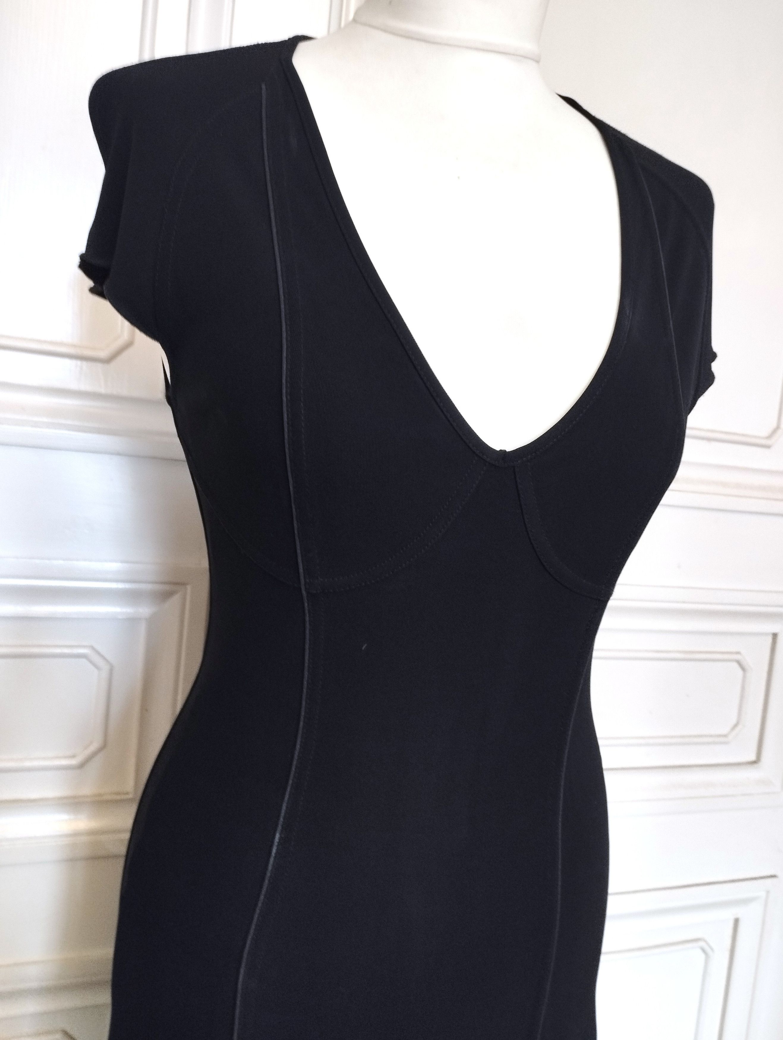 Kenzo Kenzo Robe Soirée Souple Sigle Dos Relief TS Size S / US 4 / IT 40 - 5 Thumbnail