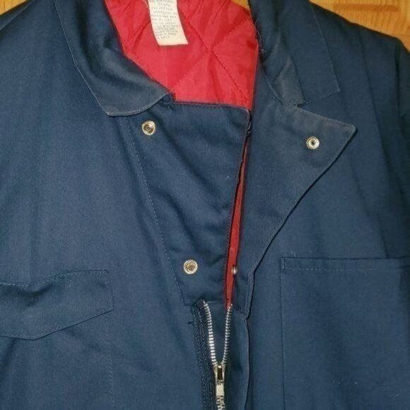Dickies Dickies Quilted Insulated Blue Pocketed Zippered Full Sz. 42 Size US L / EU 52-54 / 3 - 6 Thumbnail