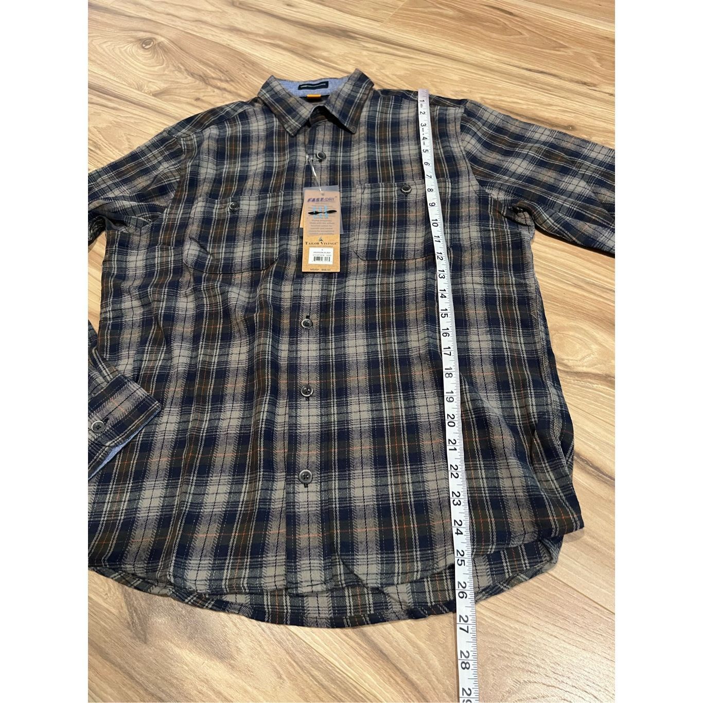 Other Tailor Vintage NWT hudson Plaid Long Sleeve Men Button Down Size US S / EU 44-46 / 1 - 8 Thumbnail