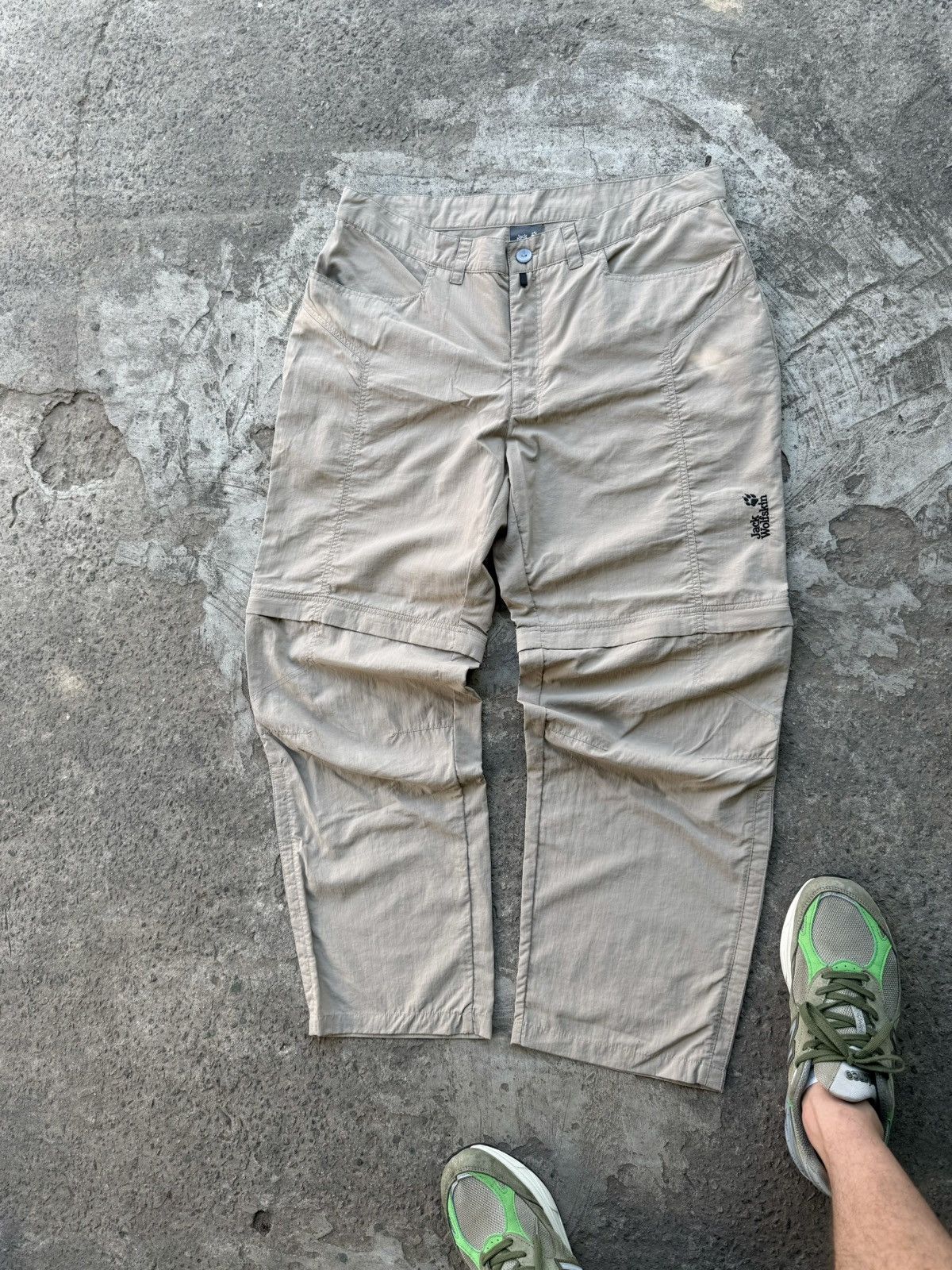 Jack Wolfskin Jack Wolfskin Y2K Hiking Trekking Trail Gorpcore Nylon Pants Size US 38 / EU 54 - 3 Thumbnail