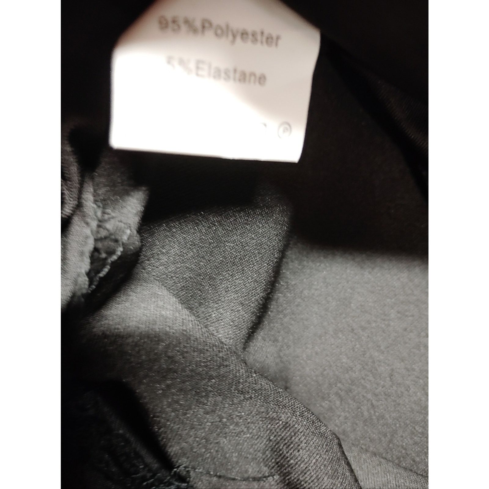Shein High-Waist V-Crossover Yoga Pants in black Size 22" - 3 Thumbnail