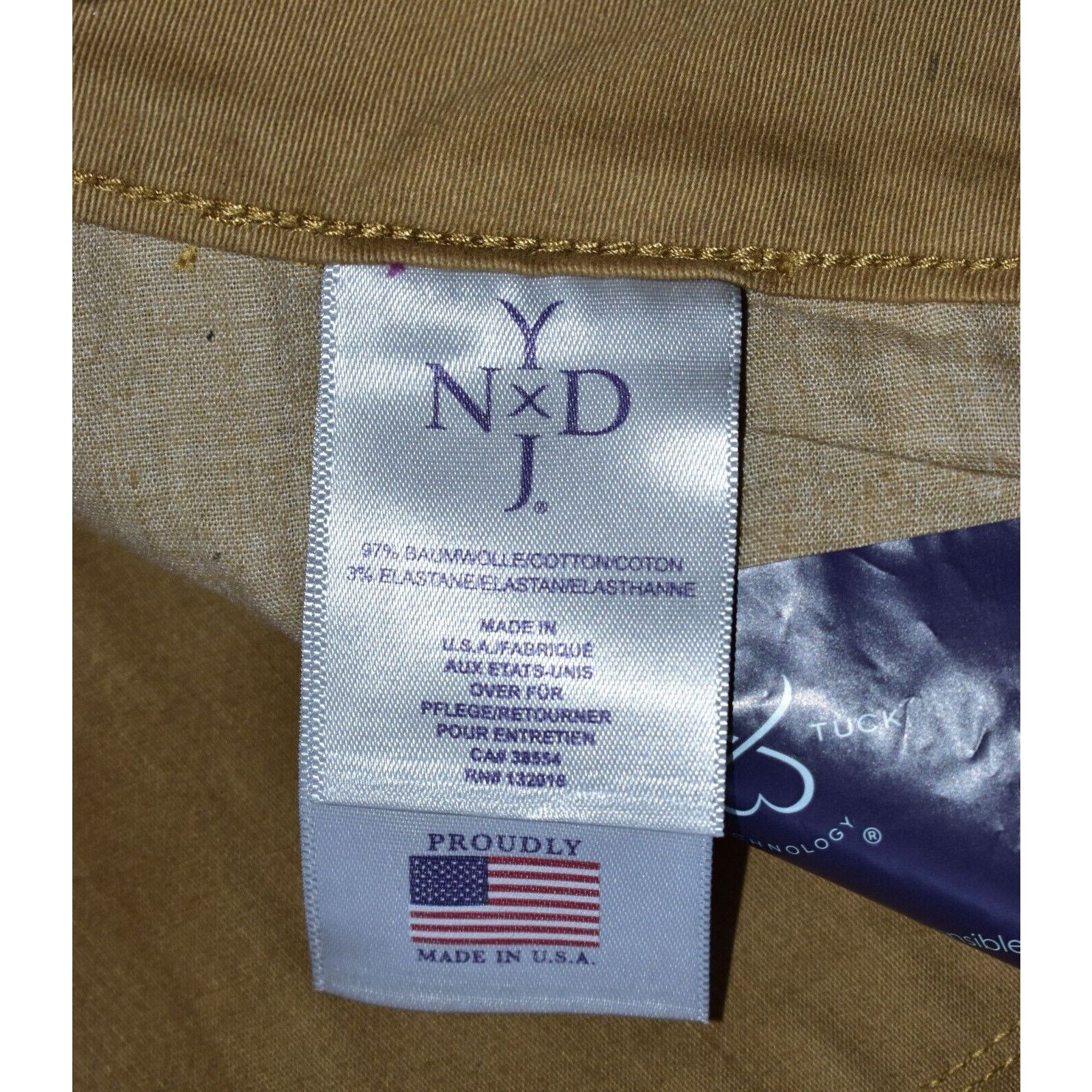 NYDJ NOT YOUR DAUGHTERS JEANS Brown Coated Skinny Jeans 10 $150 Size 32" / US 10 / IT 46 - 6 Thumbnail