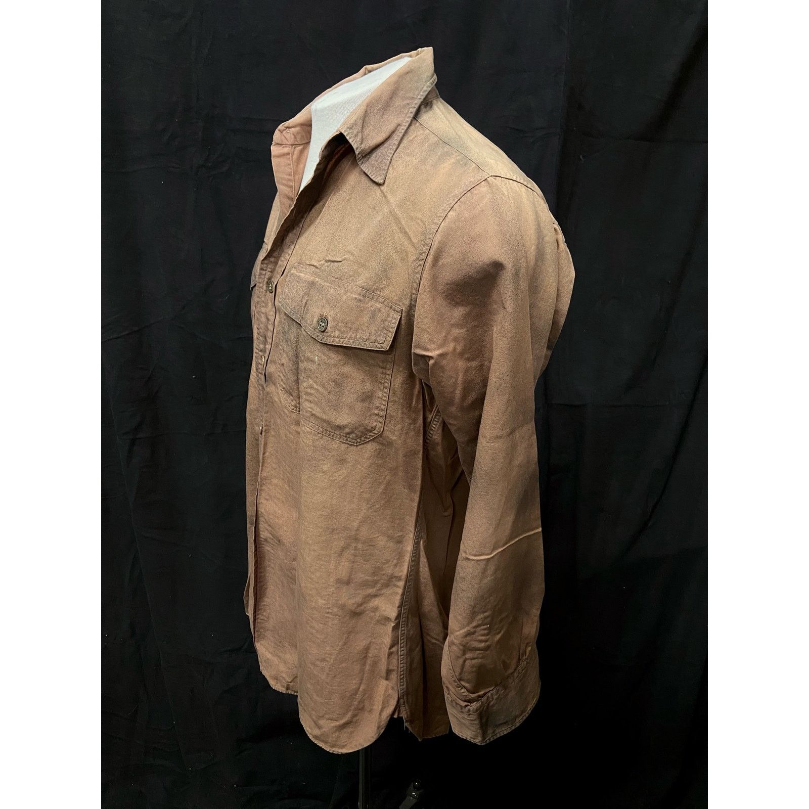 Vintage 50s Vintage Poplin Elbeco Sanforized Button Down Shirt Size US M / EU 48-50 / 2 - 2 Thumbnail