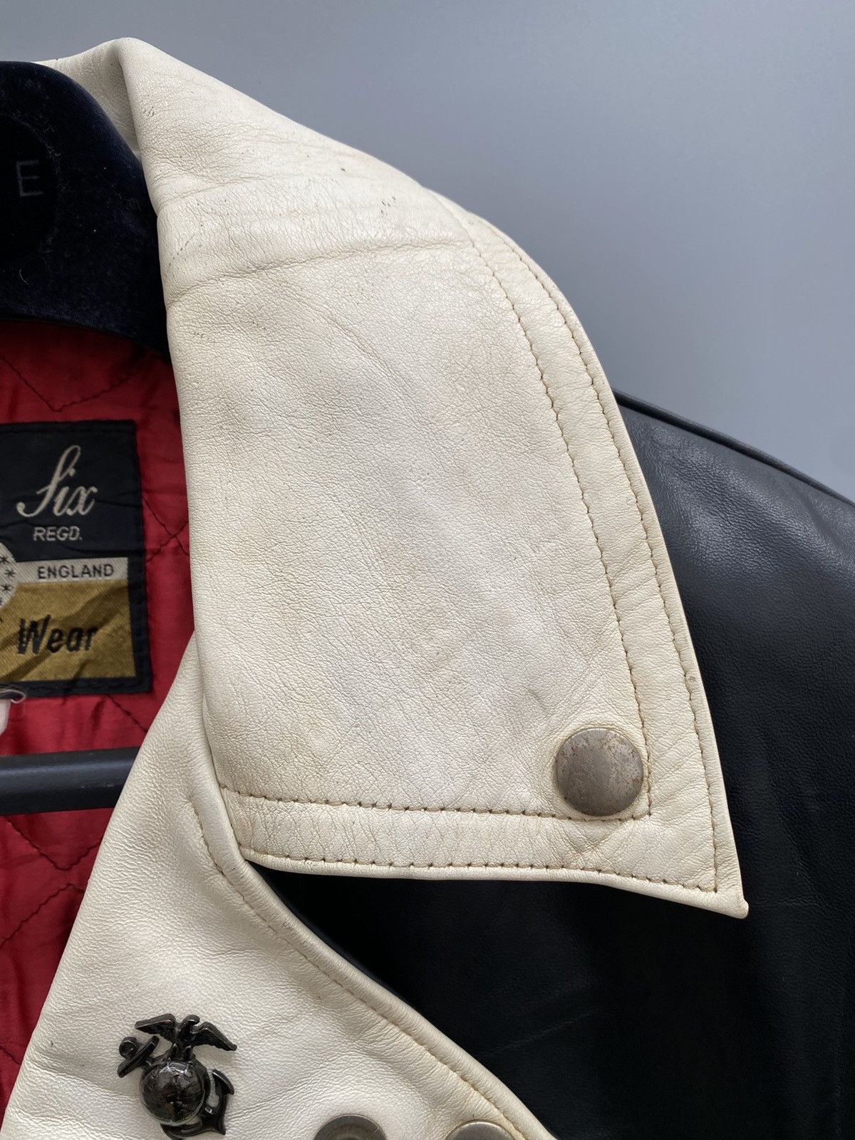 Vintage Triple 6- 666- Double Rider Leather Jacket Size US S / EU 44-46 / 1 - 5 Thumbnail