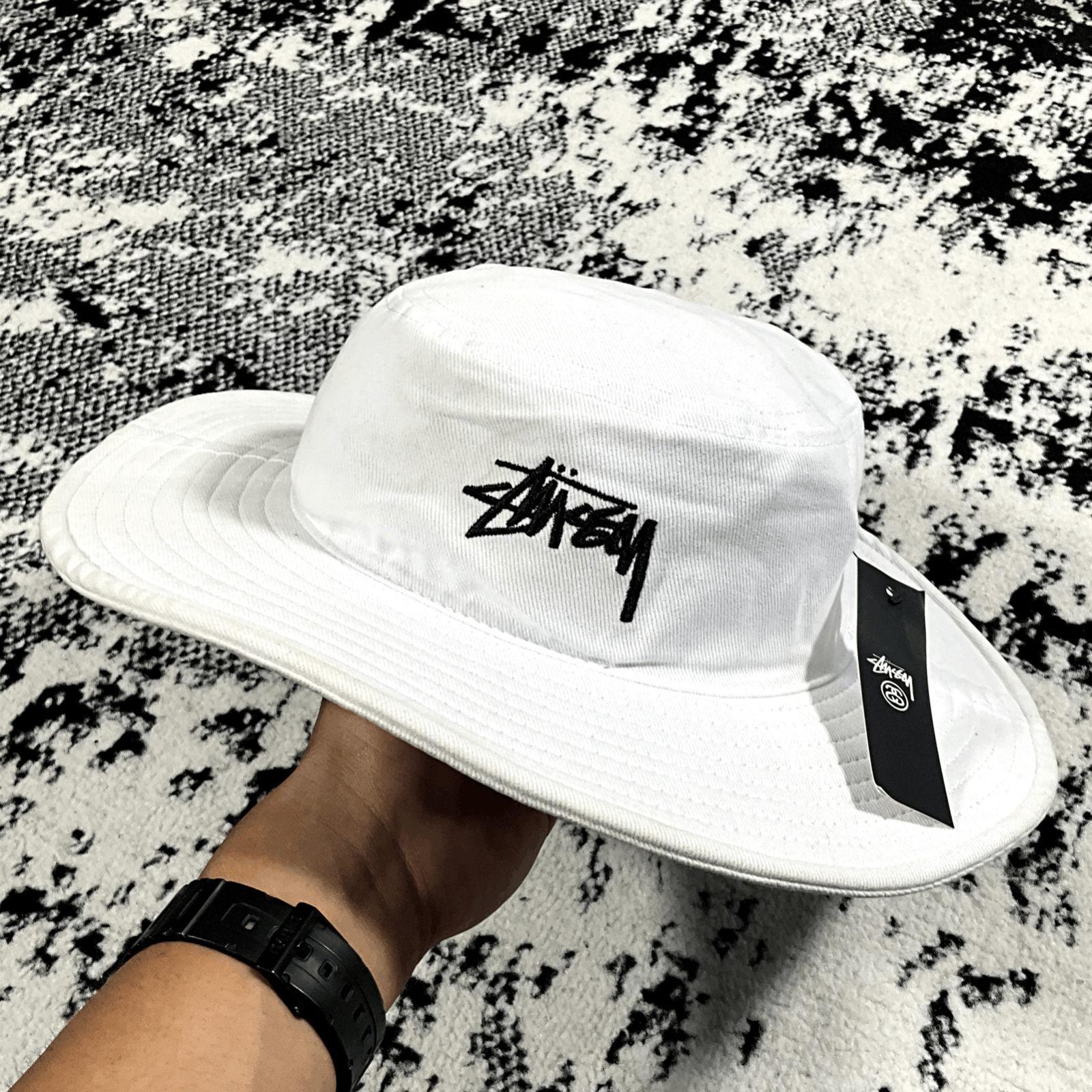 Other STUSSY LONG BRIM STOCK BUCKET HAT Size ONE SIZE - 1 Thumbnail