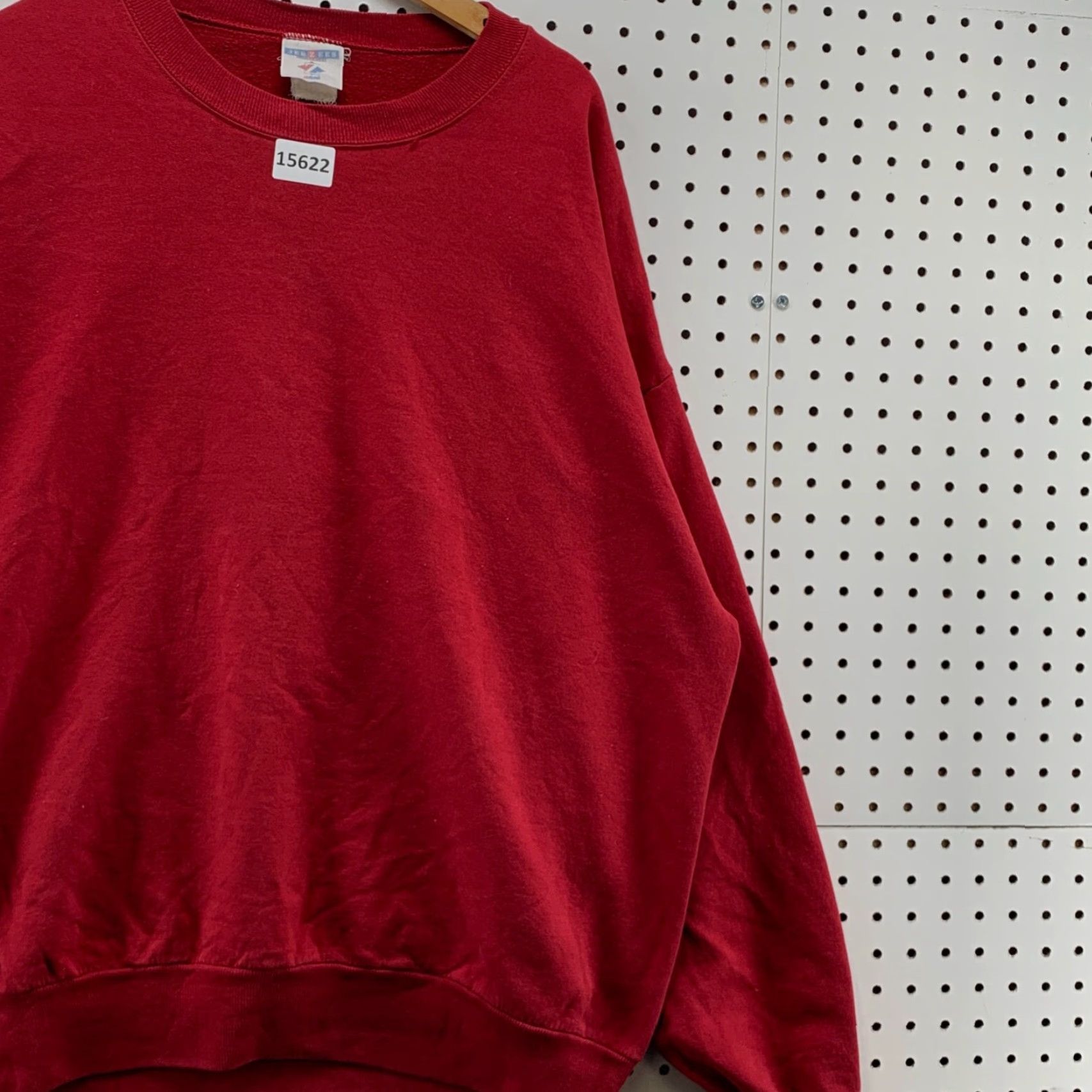 Vintage VINTAGE 90s Crewneck Sweatshirt Red XL Long Sleeve Cotton Unisex Adults Size US XL / EU 56 / 4 - 4 Thumbnail