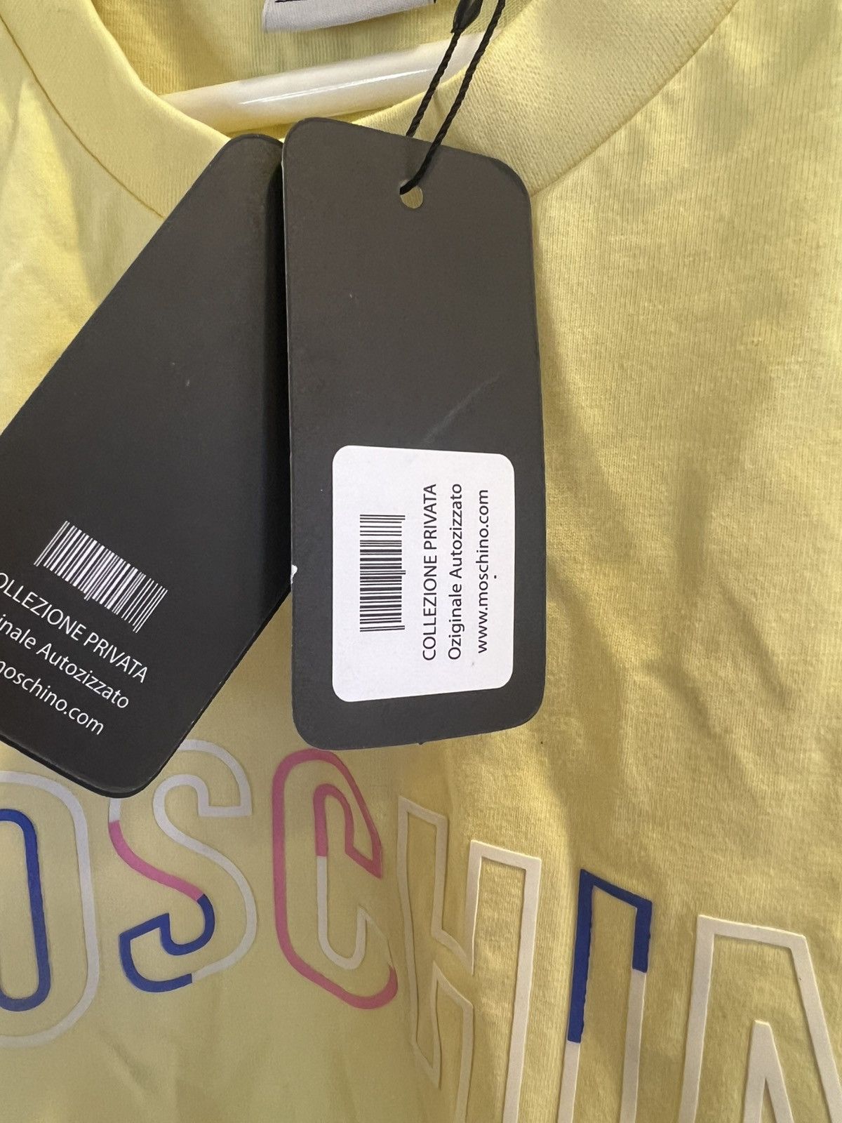 Moschino Brand New with Tags MOSCHINO Logo Tee Size US L / EU 52-54 / 3 - 6 Thumbnail