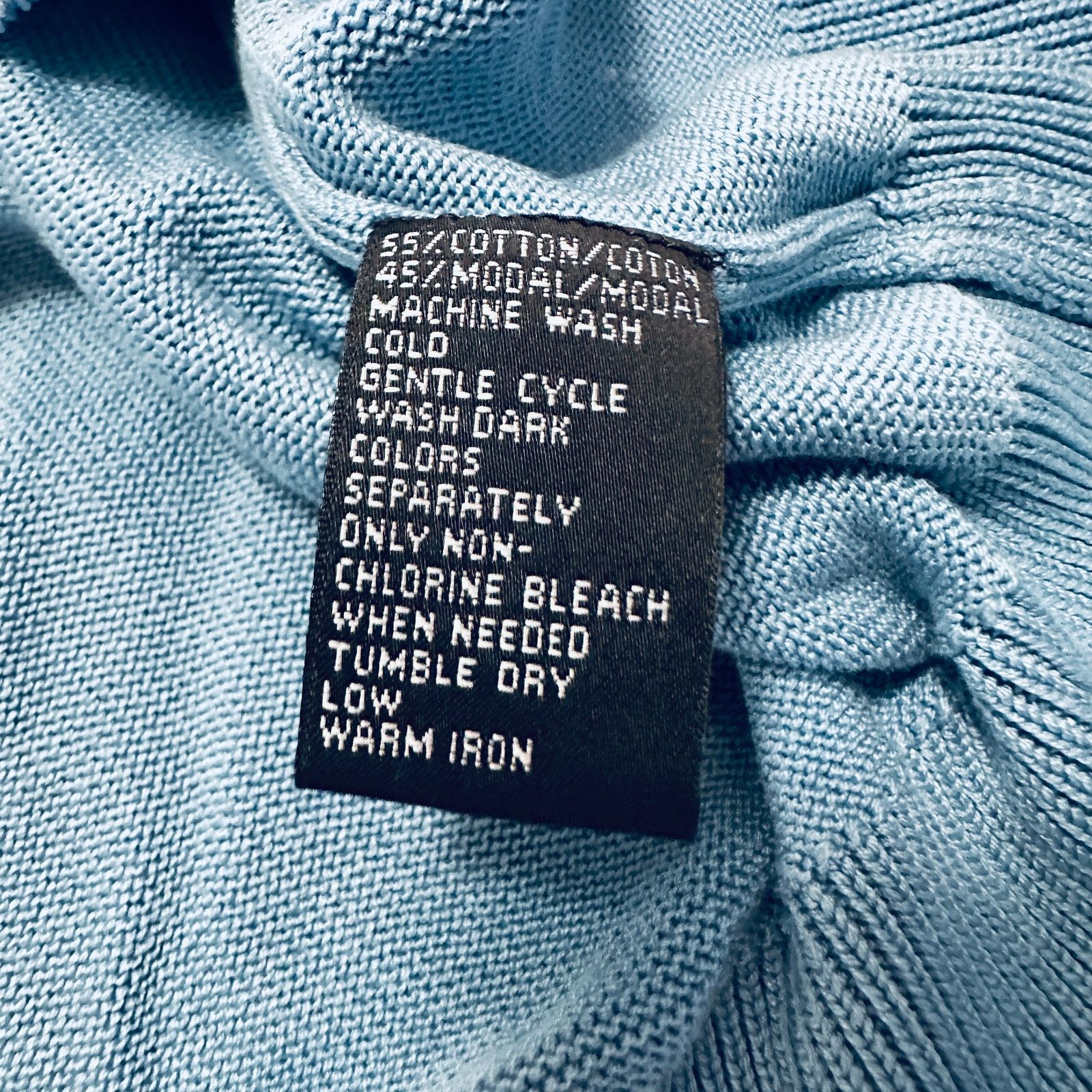 Greg Norman Greg Norman blue vneck cotton sweater Size US L / EU 52-54 / 3 - 6 Thumbnail