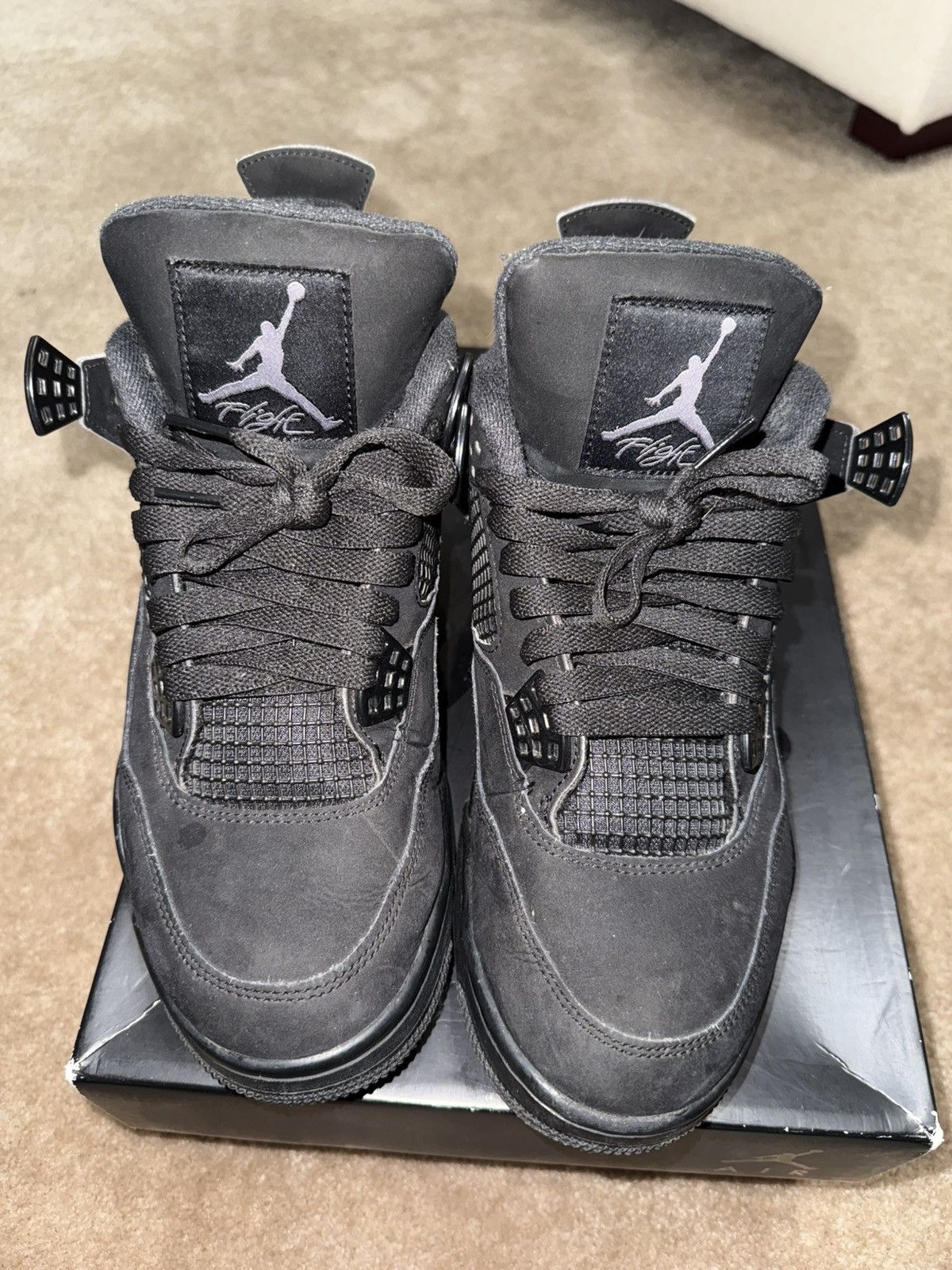 Jordan Brand Jordan 4 Black Cat (2020) Size US 10 / EU 43 - 7 Thumbnail