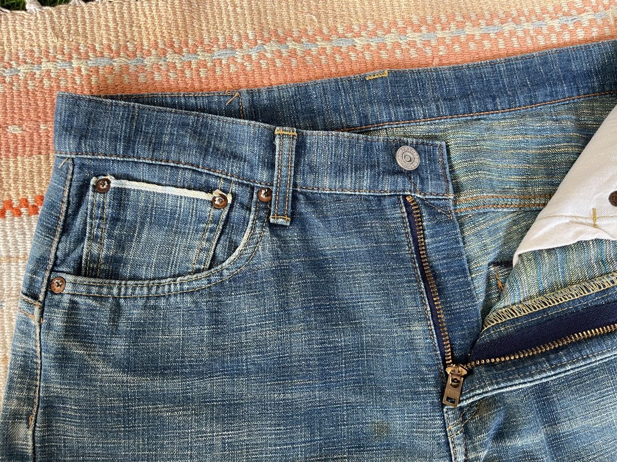 Edwin Rare‼️Vintage 90s🔥EDWIN🔥13oz Grand Blue Selvedge Denim Size US 33 - 11 Thumbnail