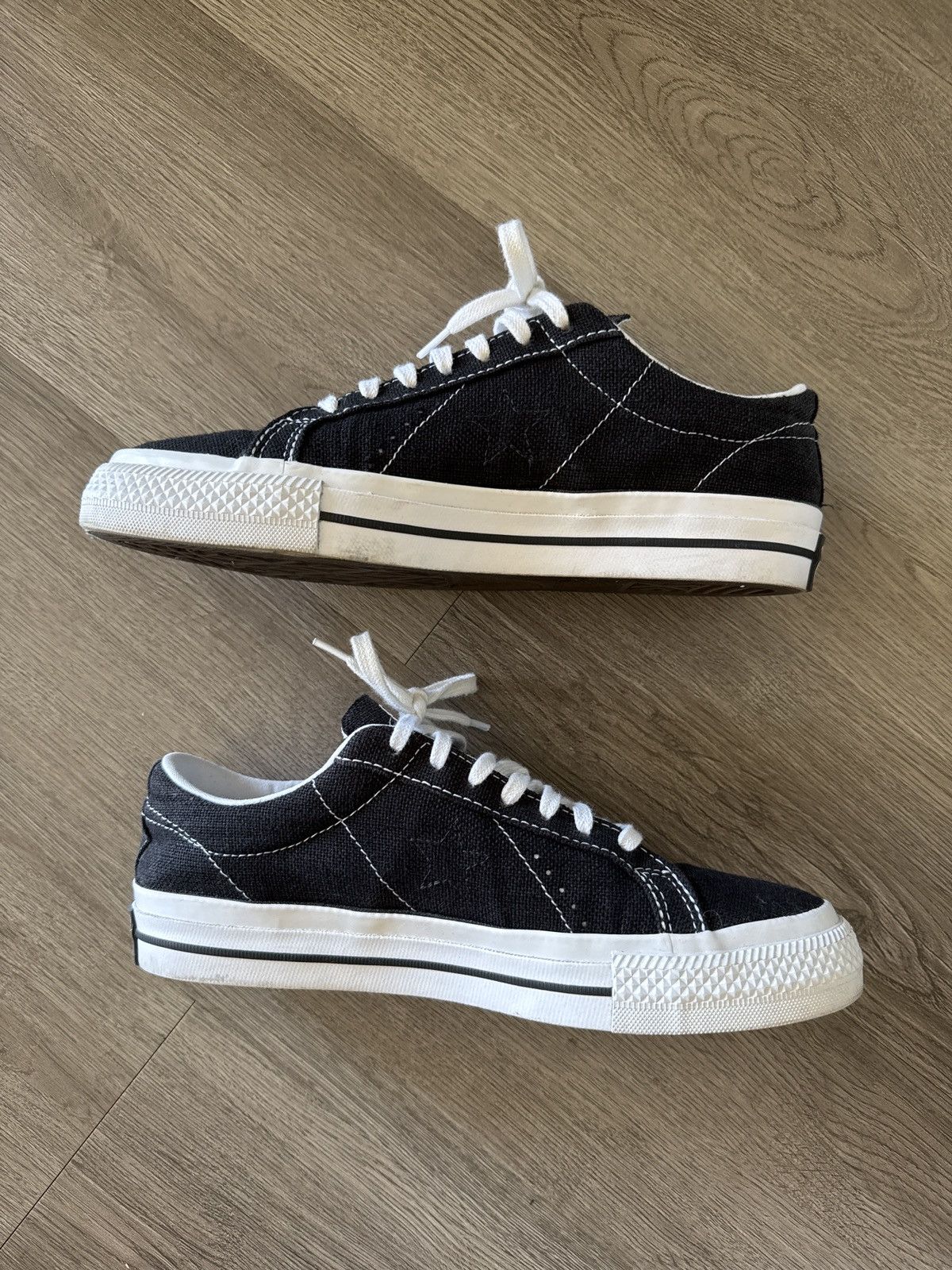 Converse × Stussy Stussy x One Star Low “Black” Size US 9.5 / IT 39.5 - 2 Thumbnail