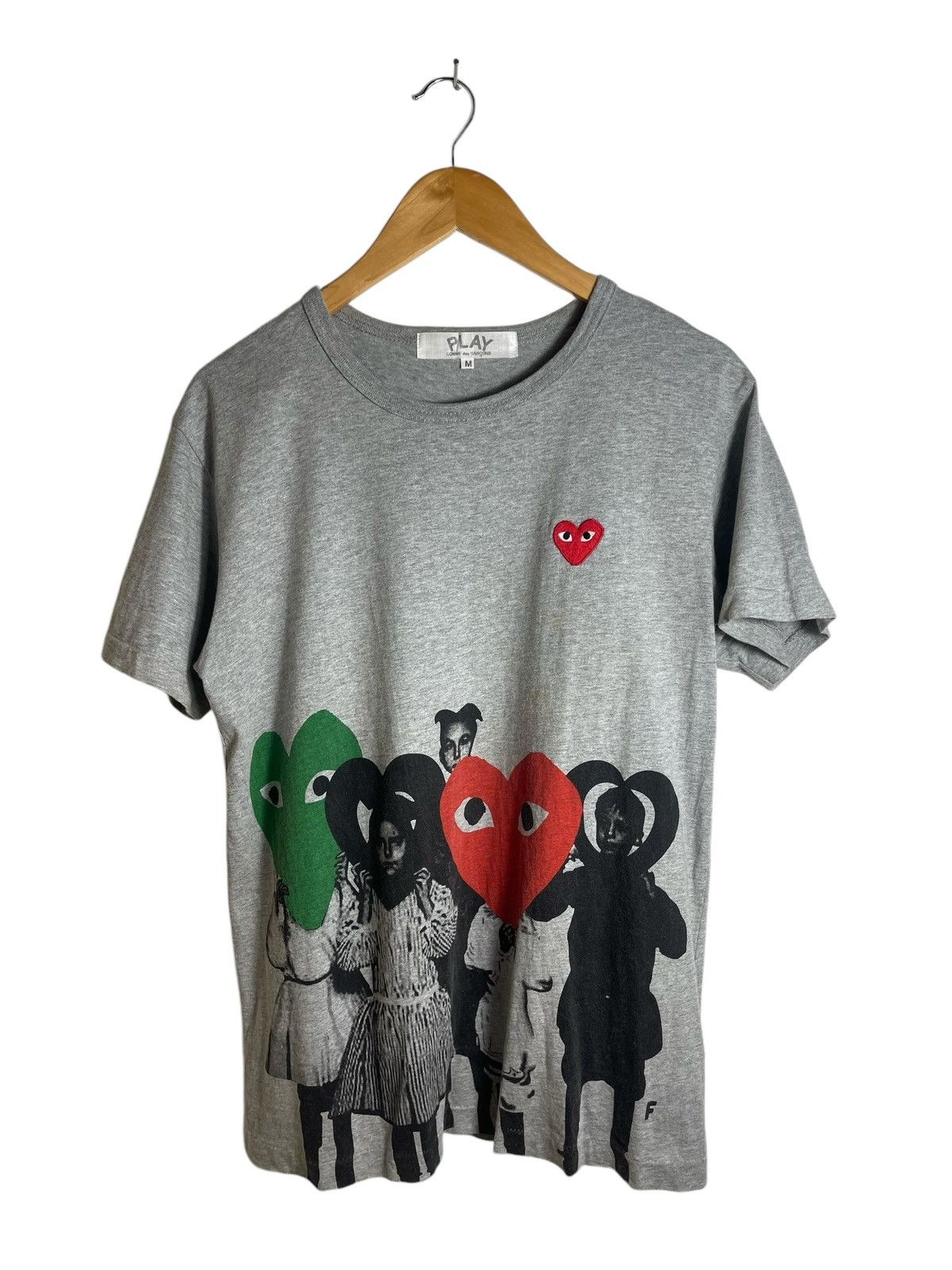 Comme des Garcons × Japanese Brand × Vintage Vintage Play Comme des Garcons shirt Size US M / EU 48-50 / 2 - 1 Thumbnail
