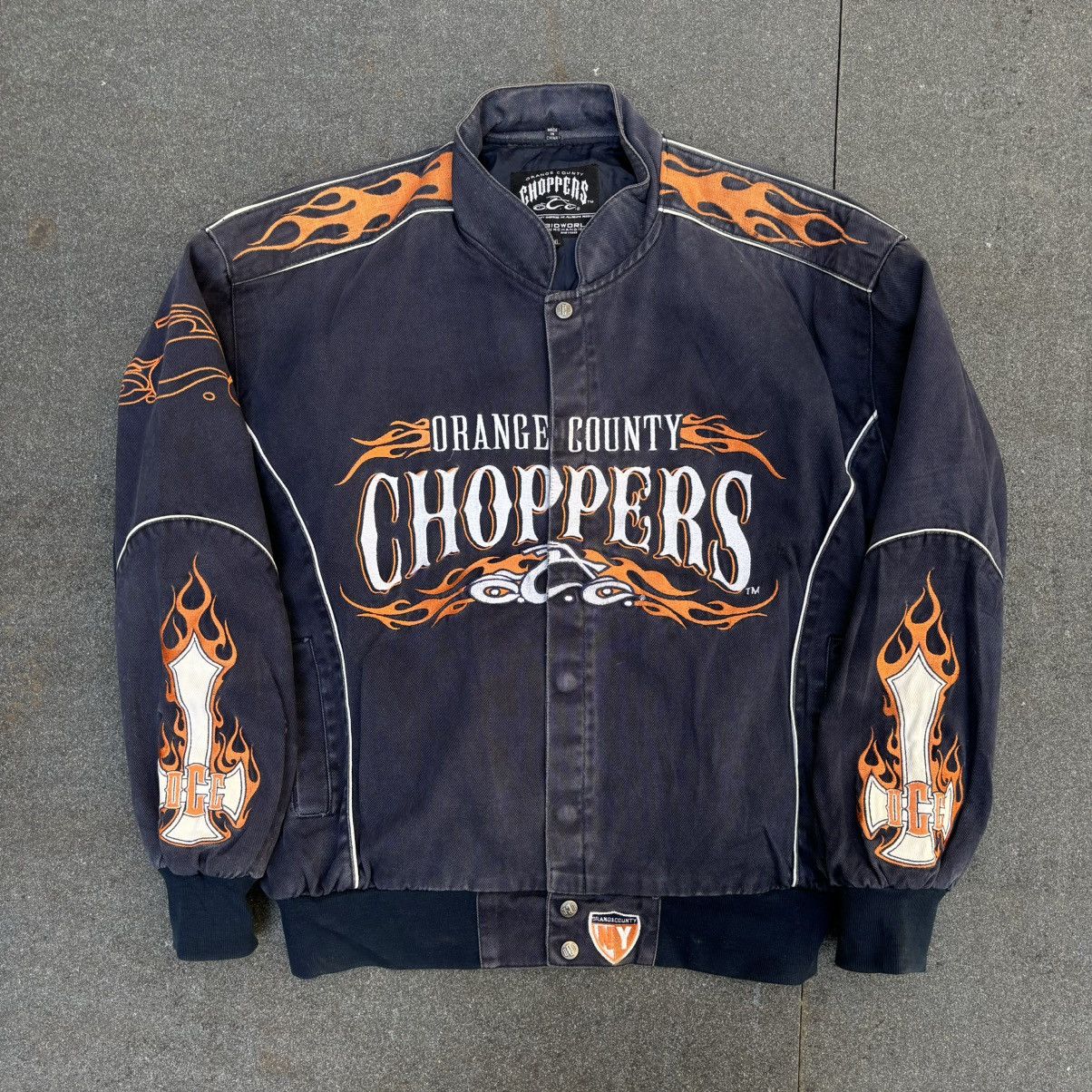 NASCAR × Vintage × West Coast Choppers Vintage Orange County Choppers Flaming Racing Jacket Size US L / EU 52-54 / 3 - 1 Thumbnail