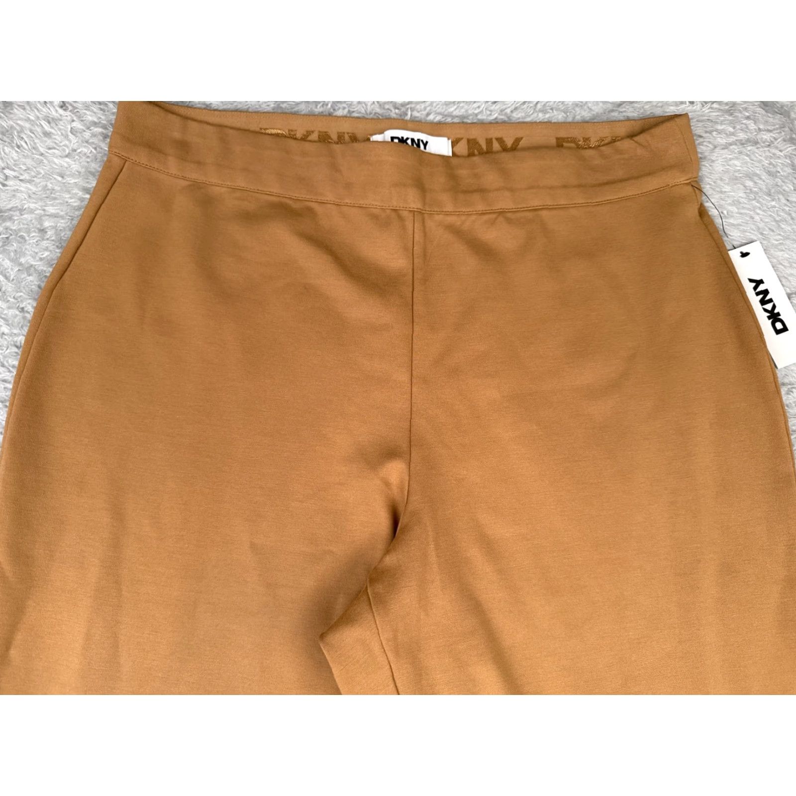 DKNY DKNY Women Pants XL Brown Wide Leg Elastic Waist Rayon Casual Size 40" / US 18 - 4 Thumbnail