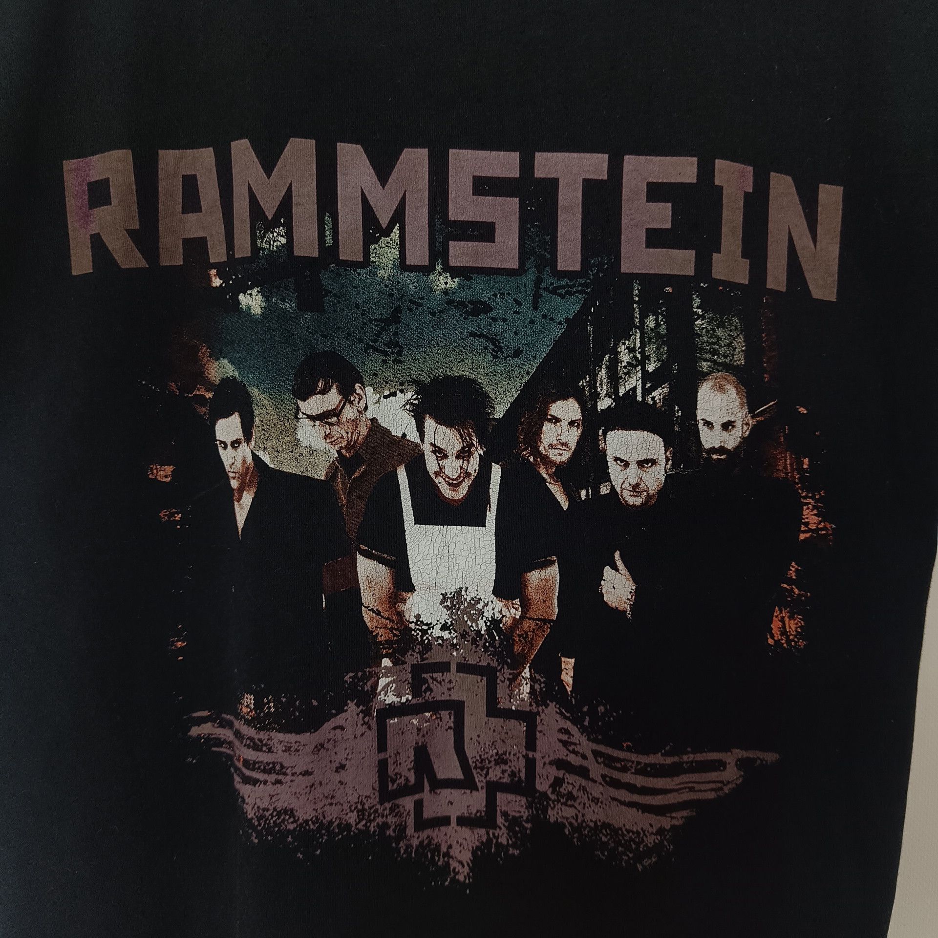 Band Tees × Vintage Vintage Rammstein Sehnsucht Tee T-shirt Size US S / EU 44-46 / 1 - 4 Thumbnail