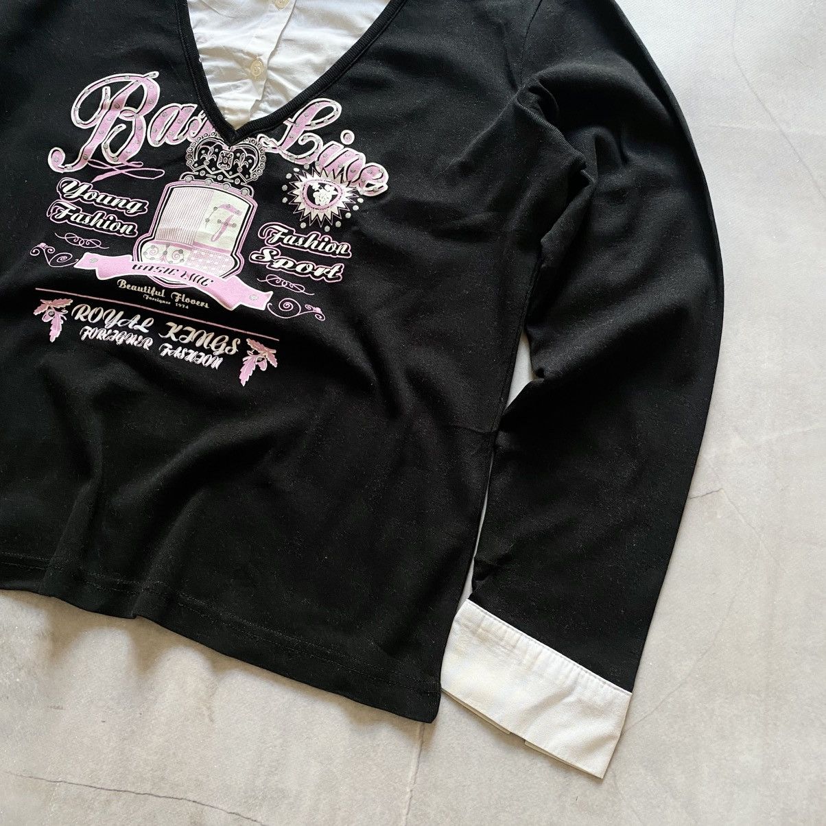 Hysteric Glamour × Undercover Punk Royal Kings Double Layered Long Sleeve Hysteric Vibe Size M / US 6-8 / IT 42-44 - 2 Thumbnail