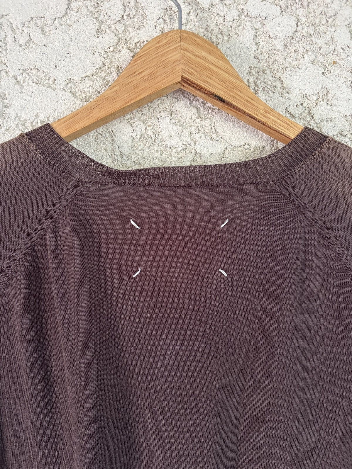 Maison Margiela SS04 Martin Margiela V-Neck sweater Size US S / EU 44-46 / 1 - 4 Thumbnail