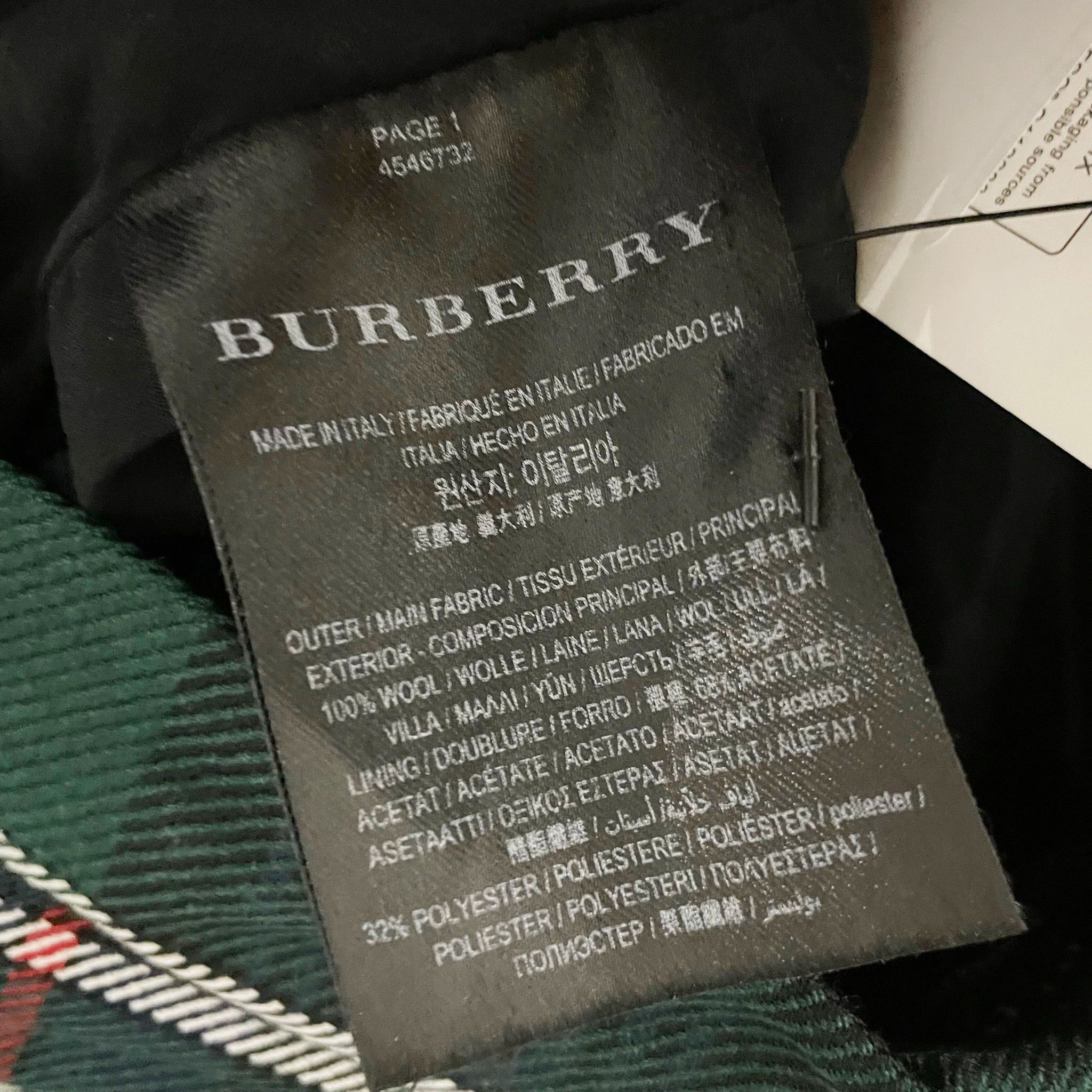 Burberry Burberry Women's Wool Mid Rise Straight Fit Size 26" / US 2 / IT 38 - 3 Thumbnail