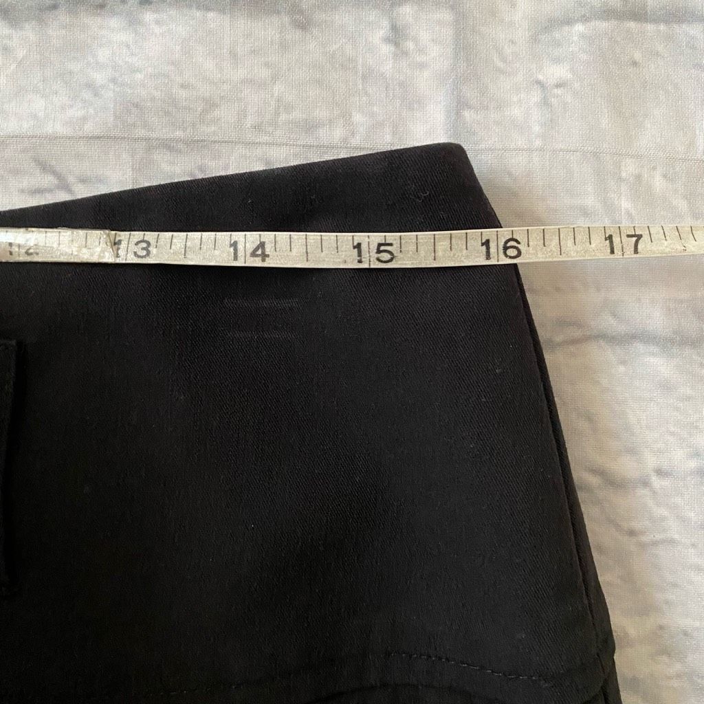 Other Studio 1940 women 8 black knee length skirt w/back slit Size 30" / US 8 / IT 44 - 8 Thumbnail