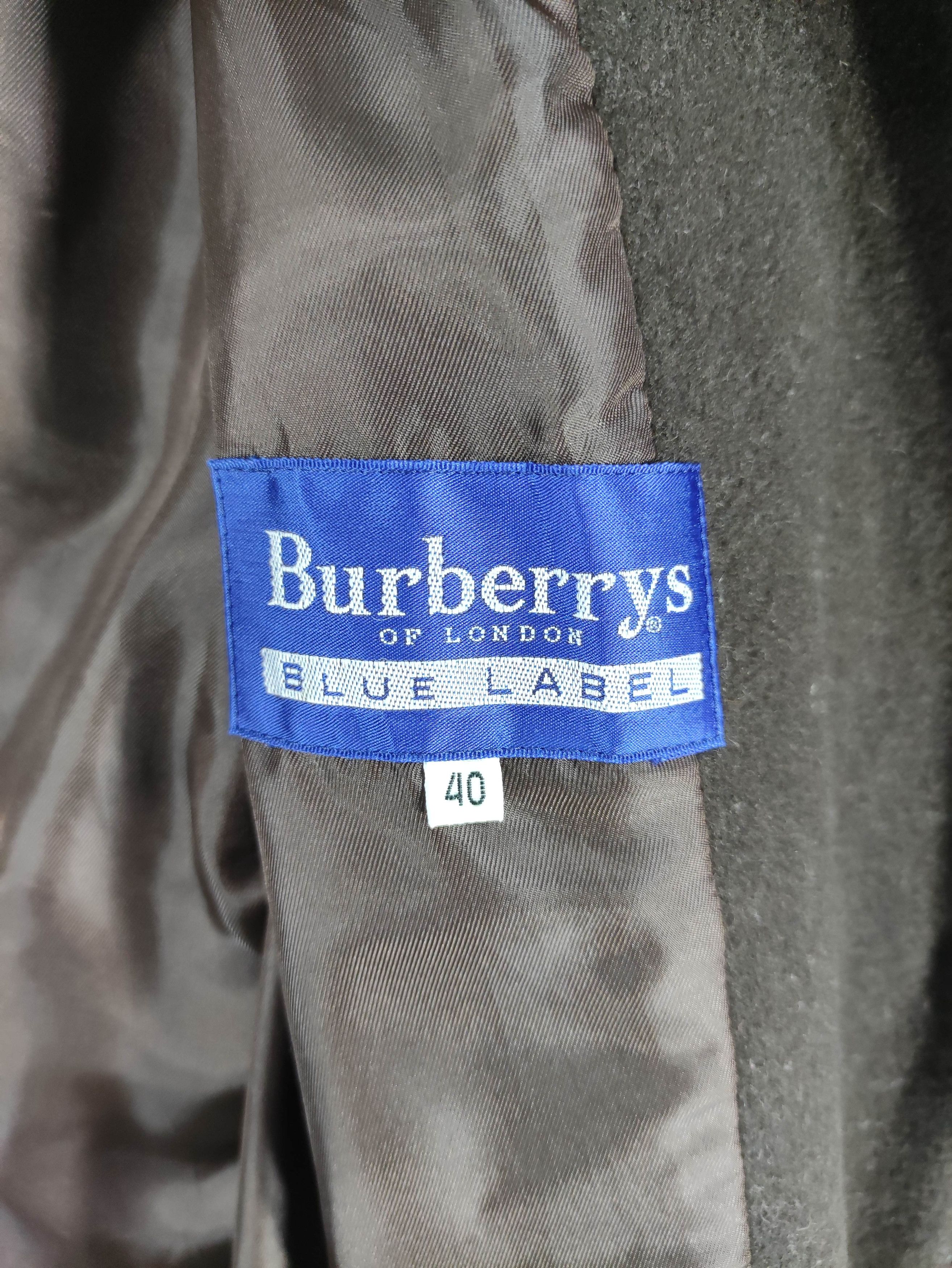 Burberry Vintage Burberrys Blue Label Wool Long Coat Jacket Size S / US 4 / IT 40 - 4 Thumbnail