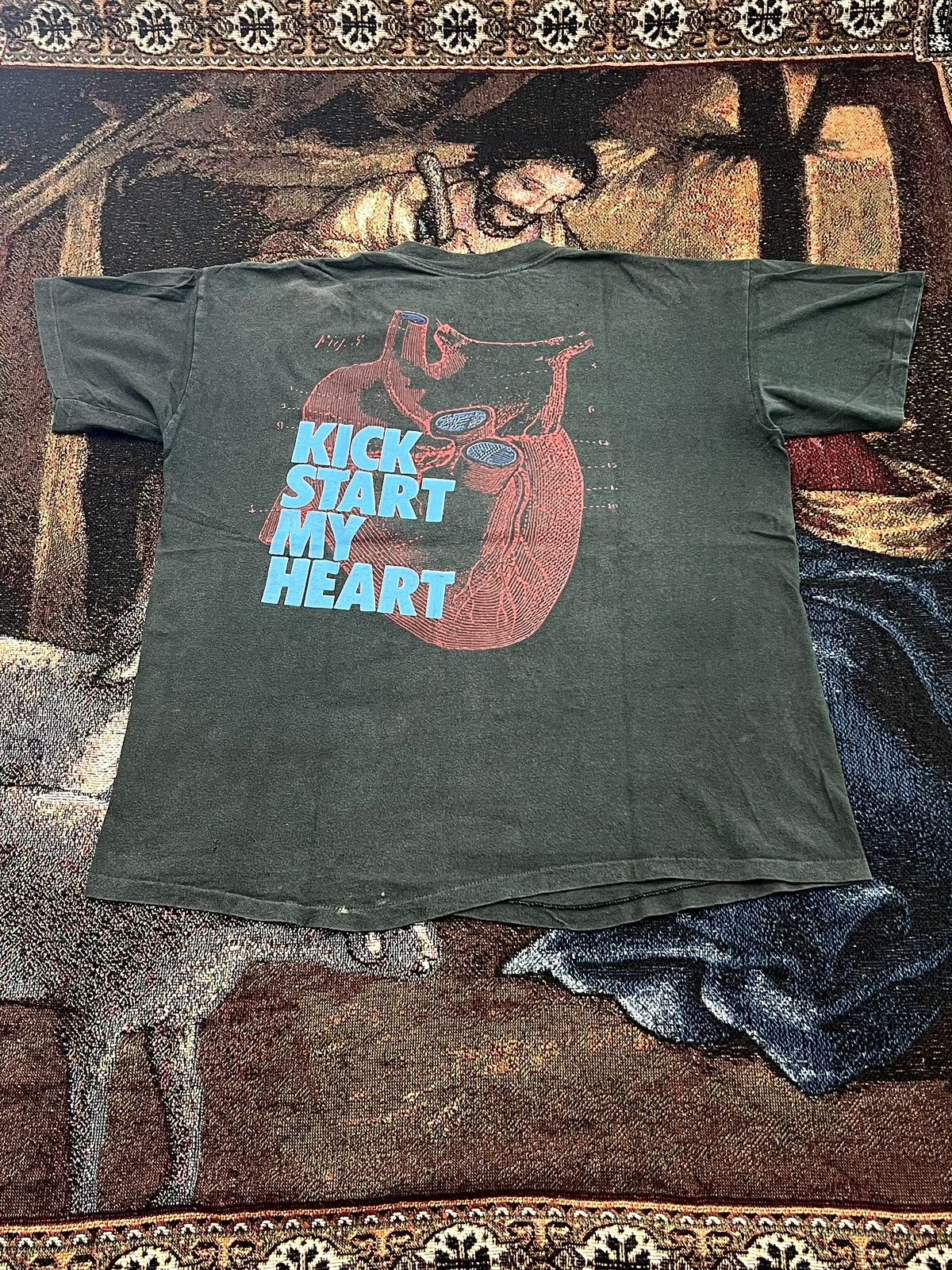 Band Tees Motley Crue "Kick Start My Heart" Band Tee Size US XL / EU 56 / 4 - 4 Thumbnail