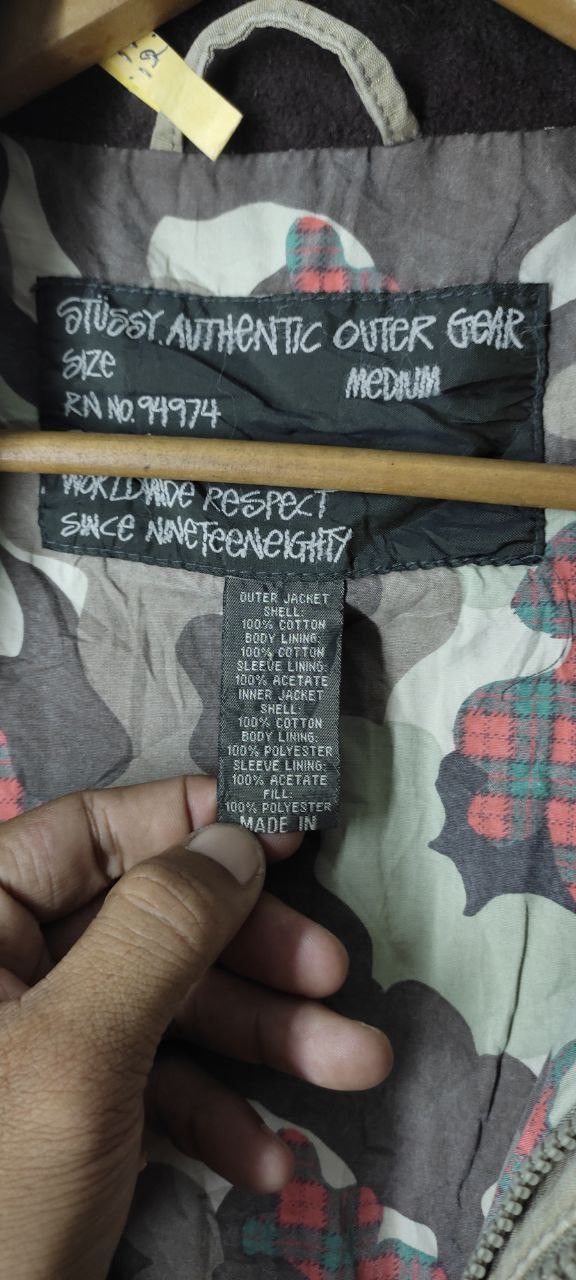 Stussy STUSSY WORLD TOUR CAMOUFLAGE JACKET Size US M / EU 48-50 / 2 - 12 Thumbnail