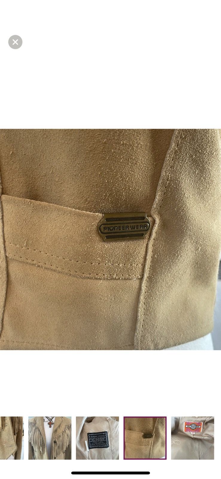 Vintage Genuine suede leather southwestern fridge jacket Size M / US 6-8 / IT 42-44 - 10 Thumbnail